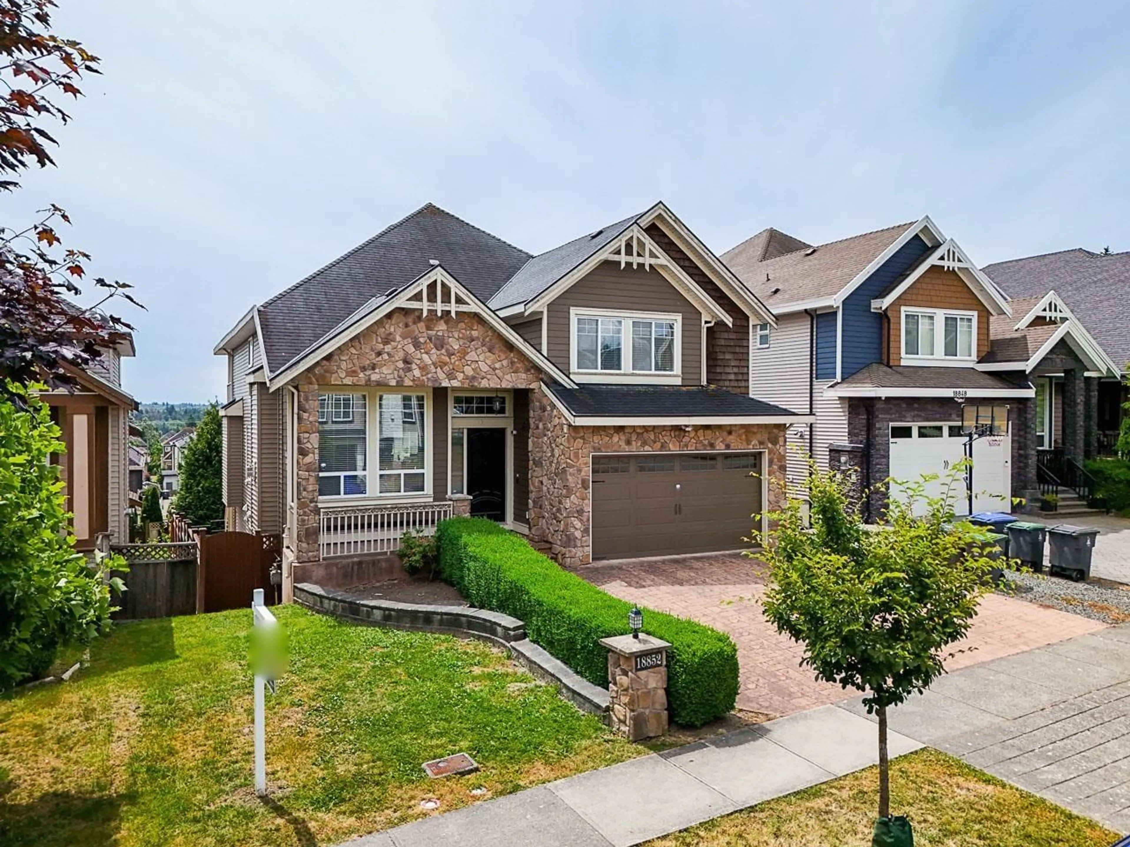 Home with brick exterior material, street for 18852 55, Surrey British Columbia V3S6S4