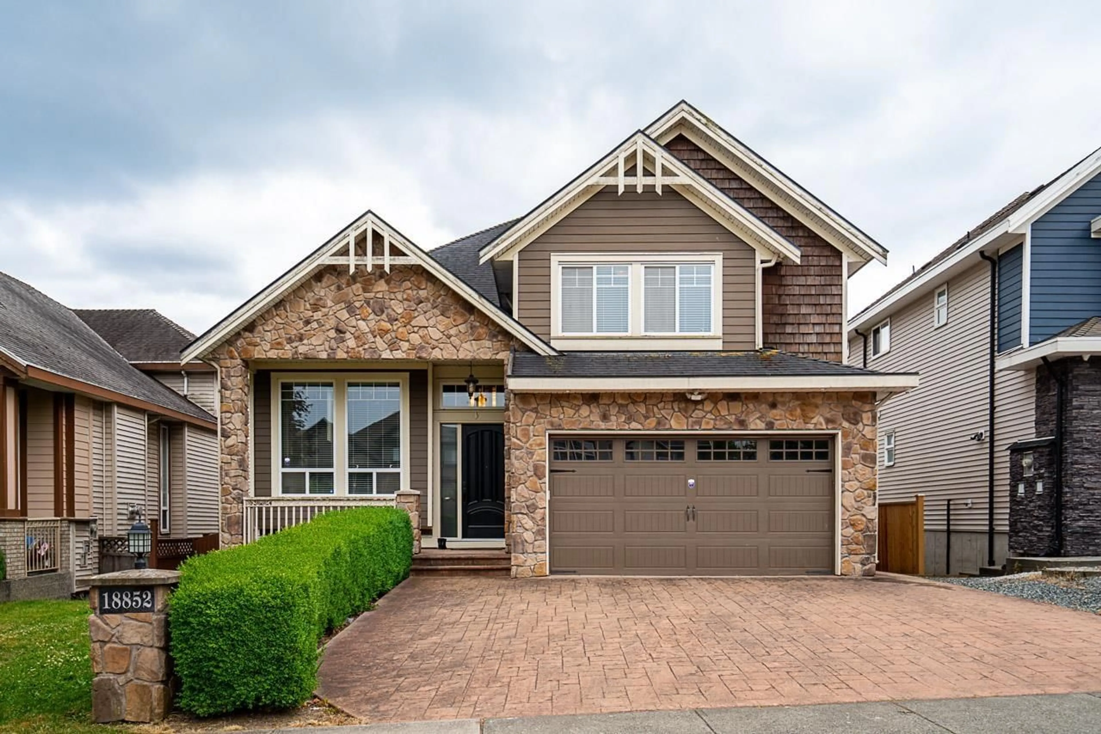 Home with brick exterior material, street for 18852 55, Surrey British Columbia V3S6S4