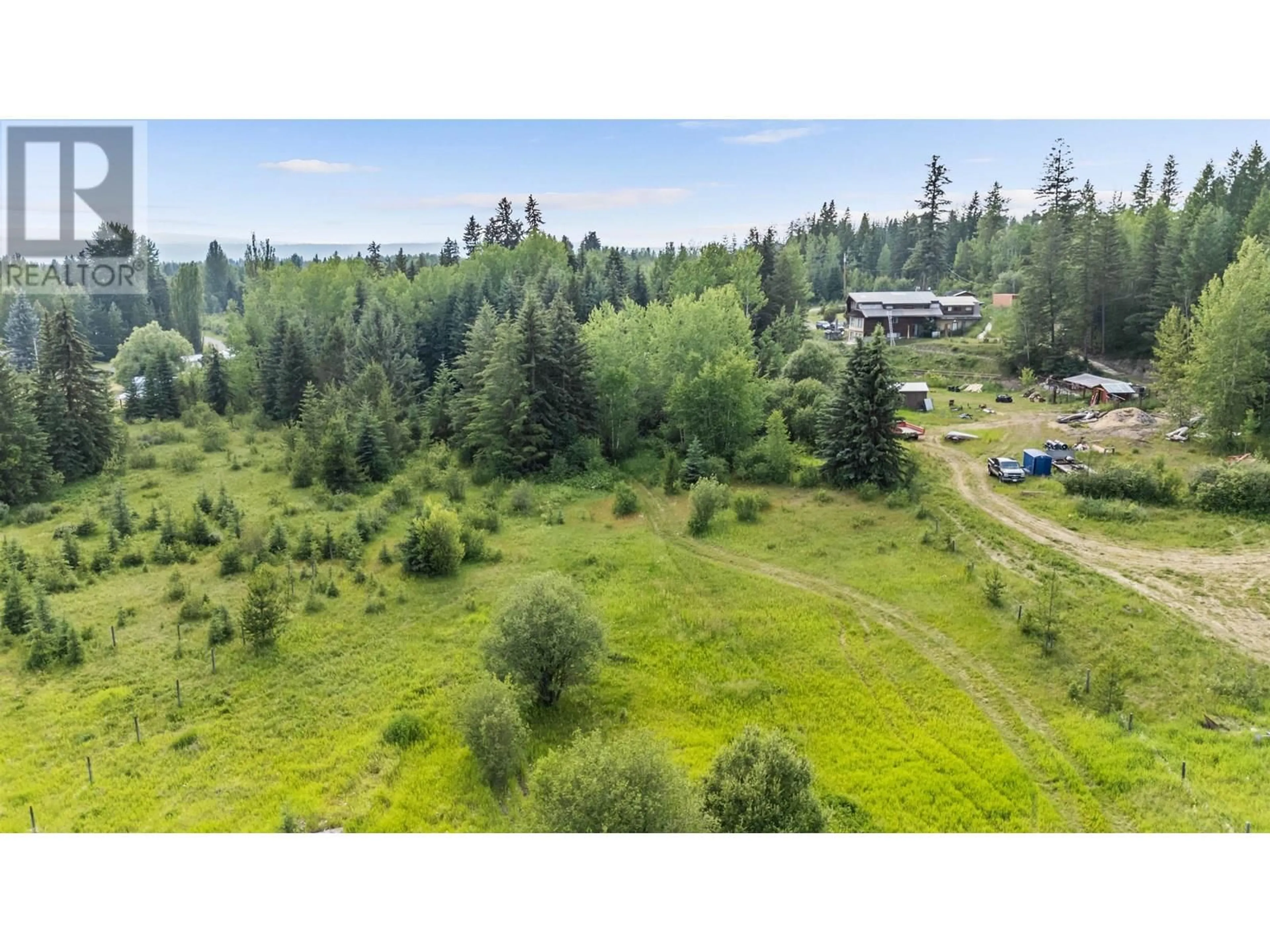 A pic from outside/outdoor area/front of a property/back of a property/a pic from drone, forest/trees view for 3416 HAYMAN CRESCENT, Quesnel British Columbia V2J6K8