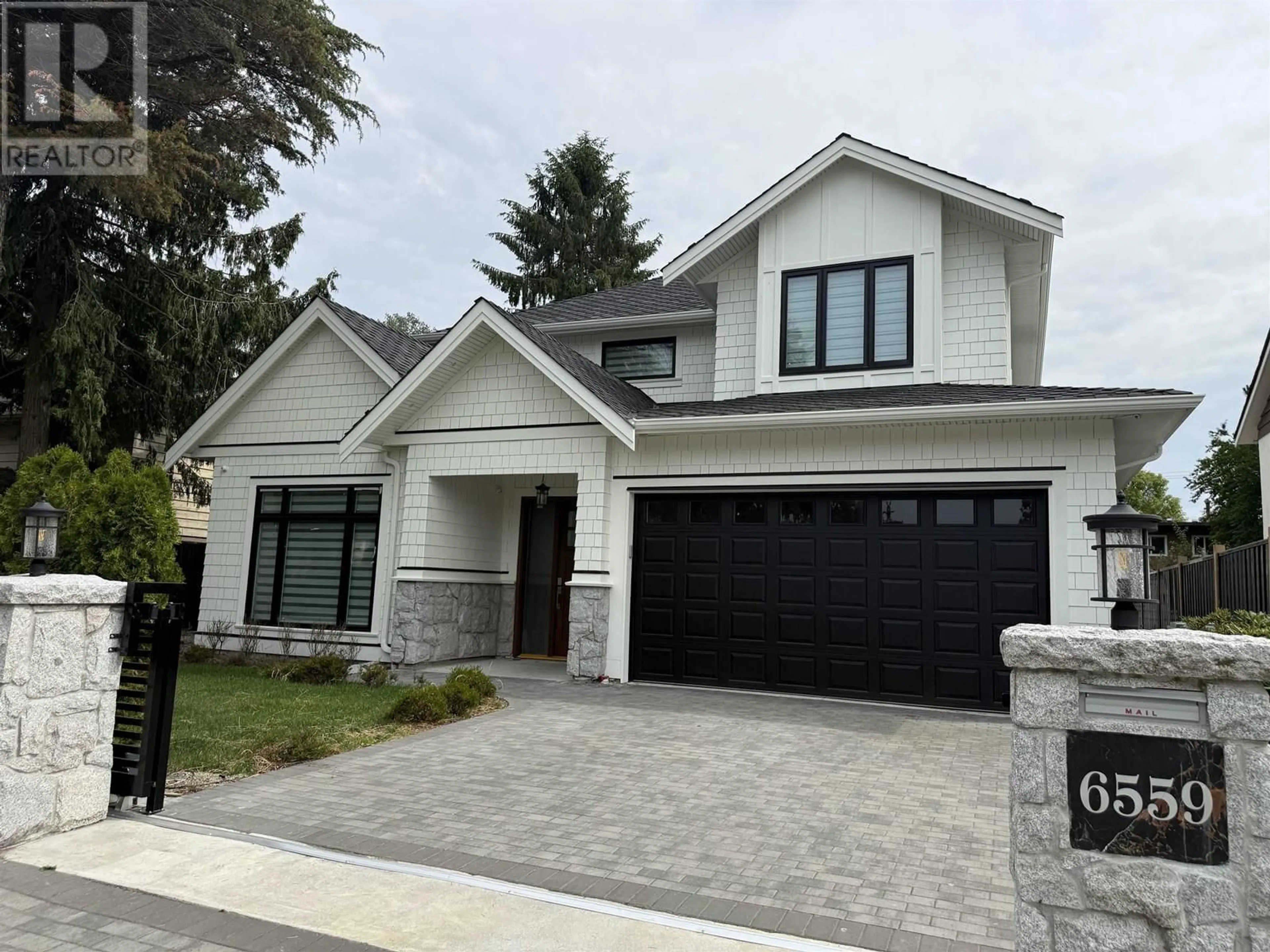 Home with brick exterior material, street for 6559 AZURE ROAD, Richmond British Columbia V7C2S1