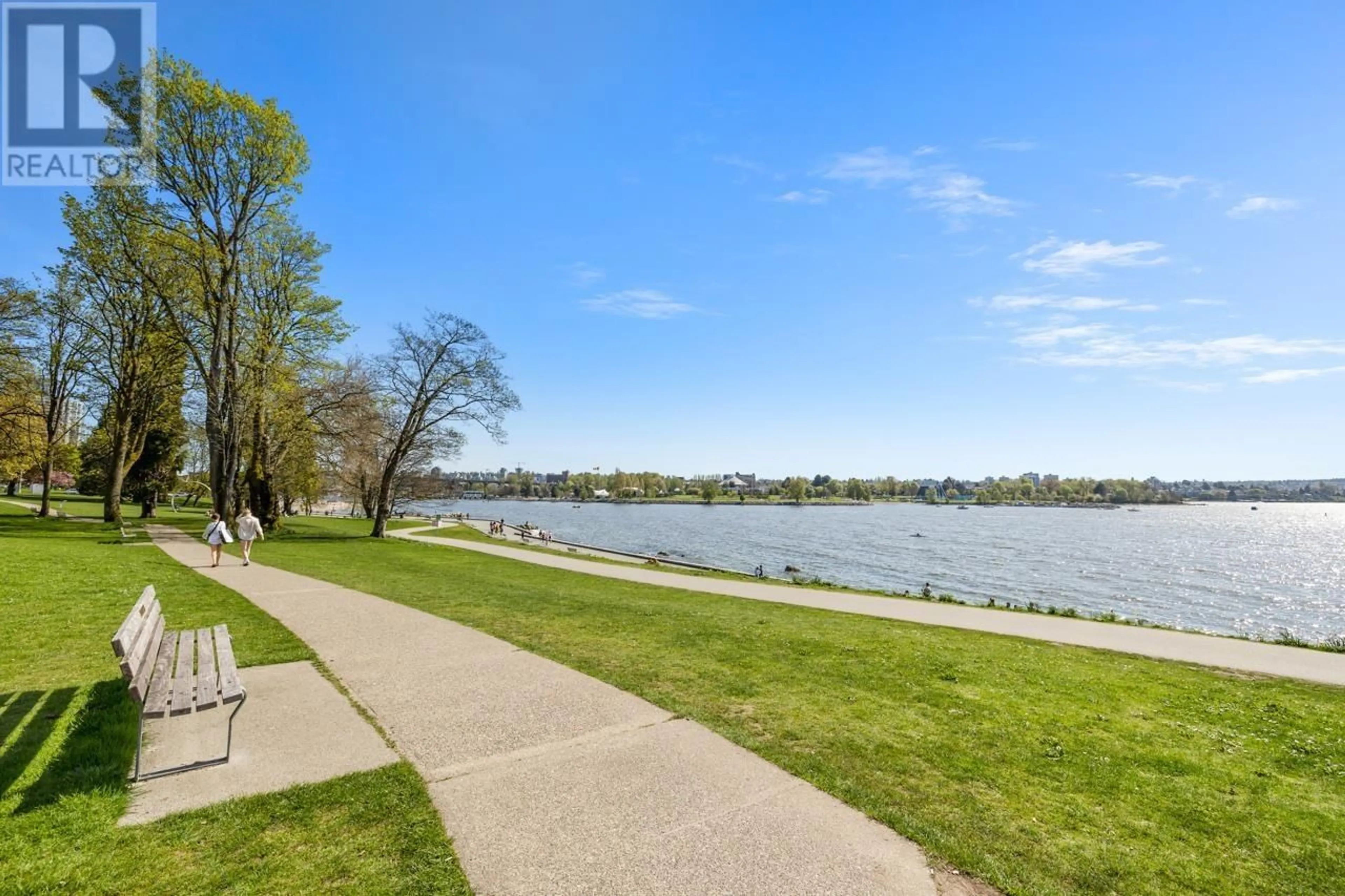 Patio, water/lake/river/ocean view for 204 - 1565 BURNABY STREET, Vancouver British Columbia V6G1X1