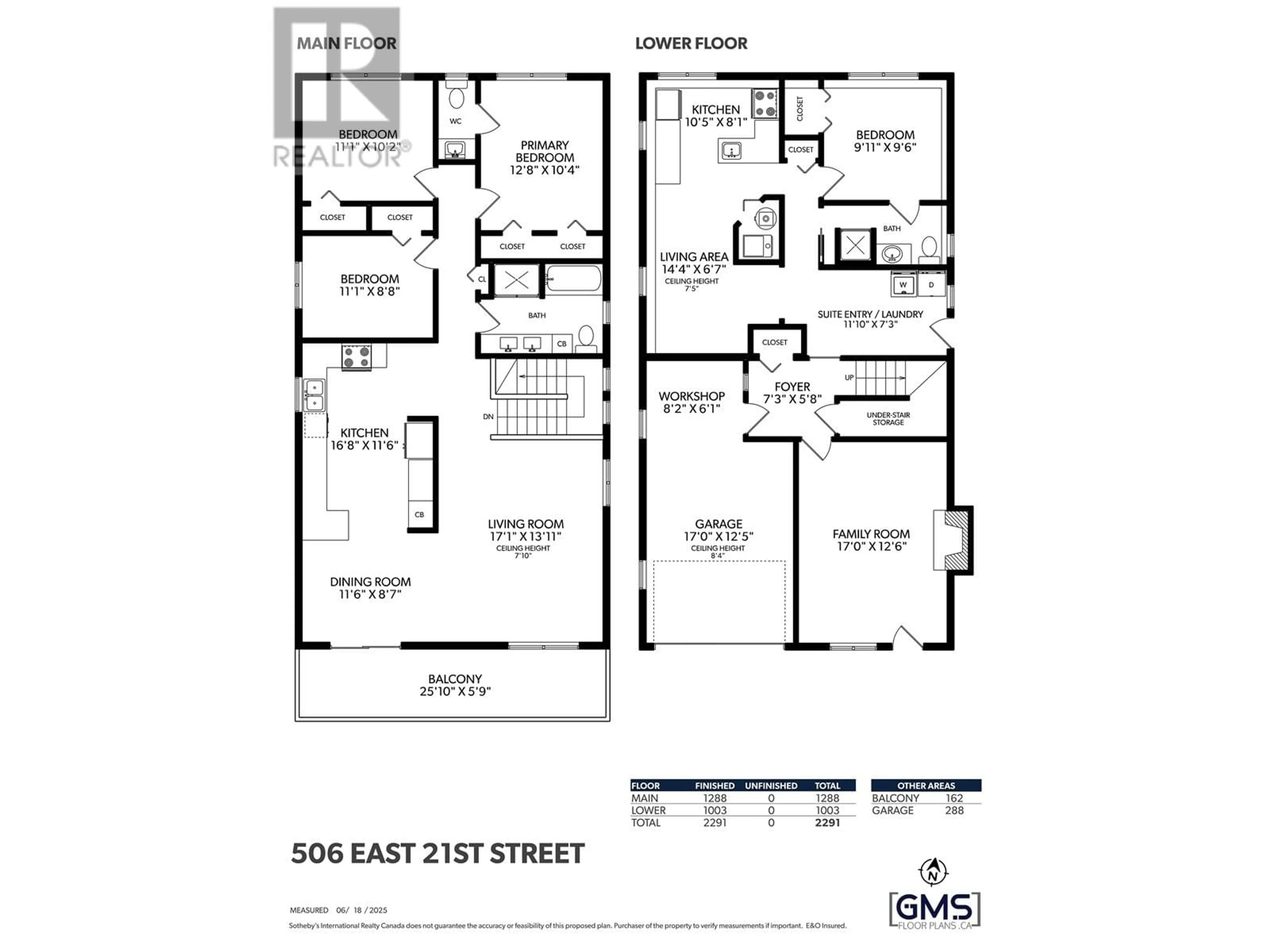 Floor plan for 506 21ST STREET, North Vancouver British Columbia V7L3C3