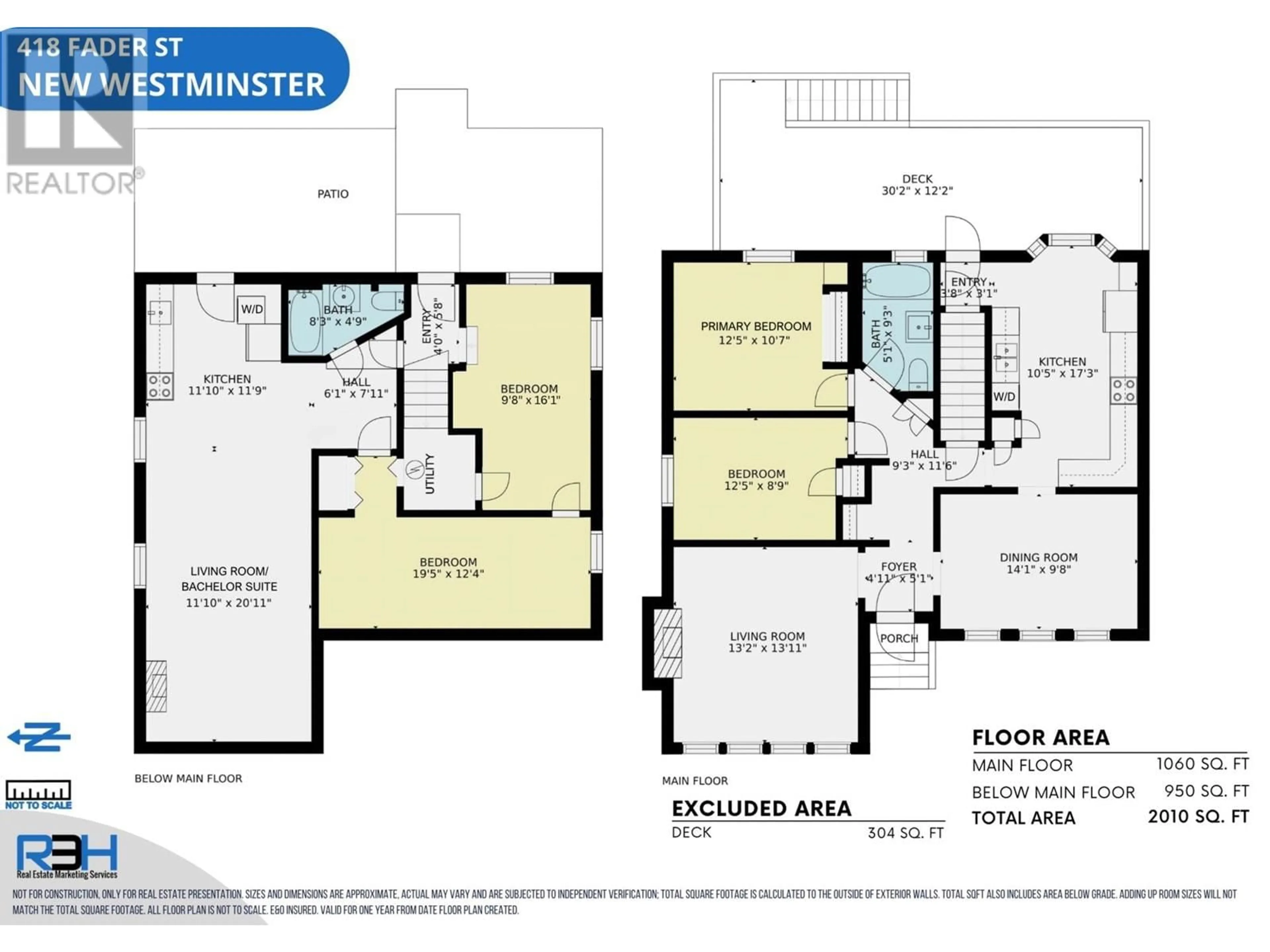 Floor plan for 418 FADER STREET, New Westminster British Columbia V3L3T1