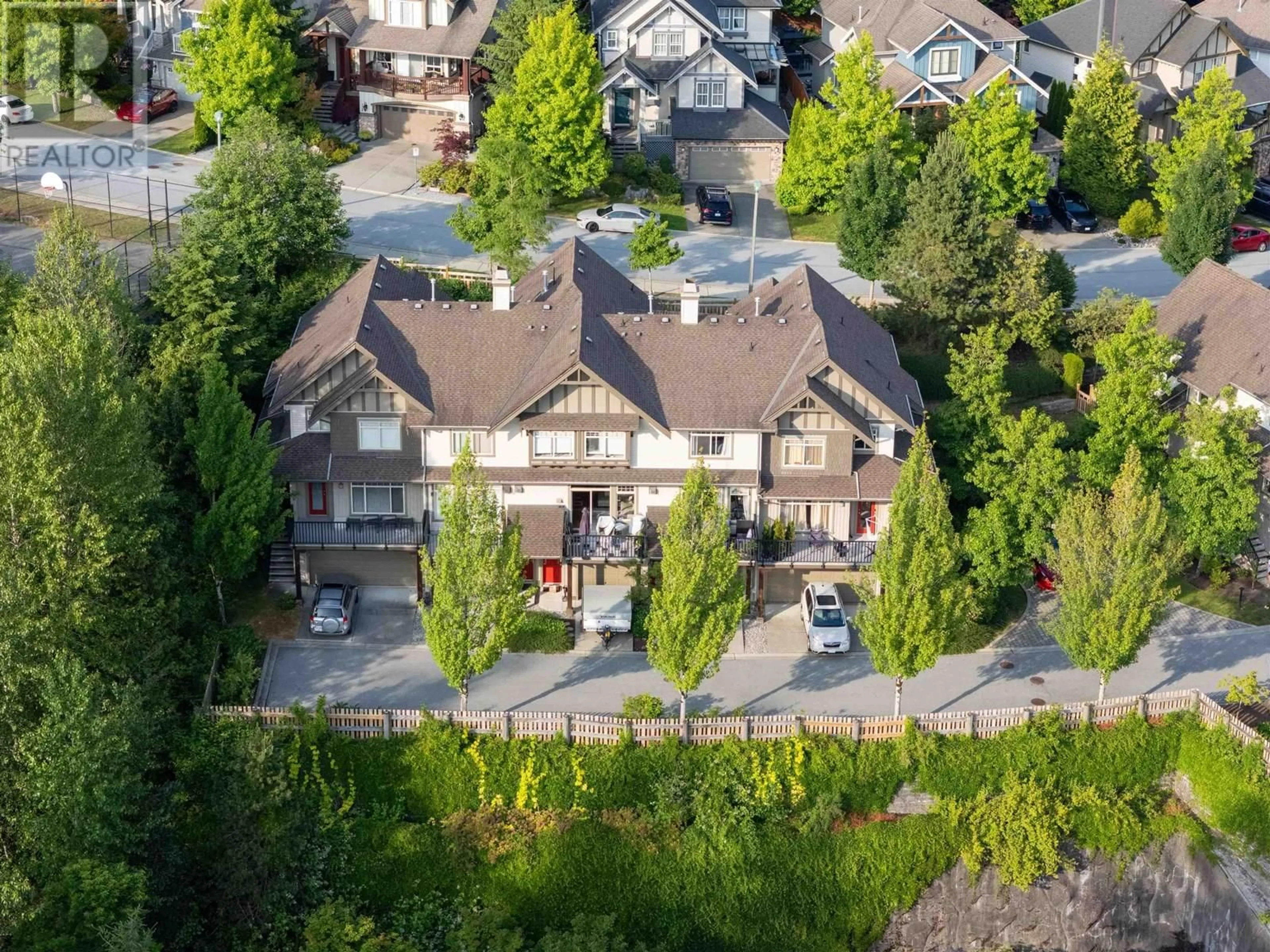 A pic from outside/outdoor area/front of a property/back of a property/a pic from drone, street for 92 - 55 HAWTHORN DRIVE, Port Moody British Columbia V3H0B3