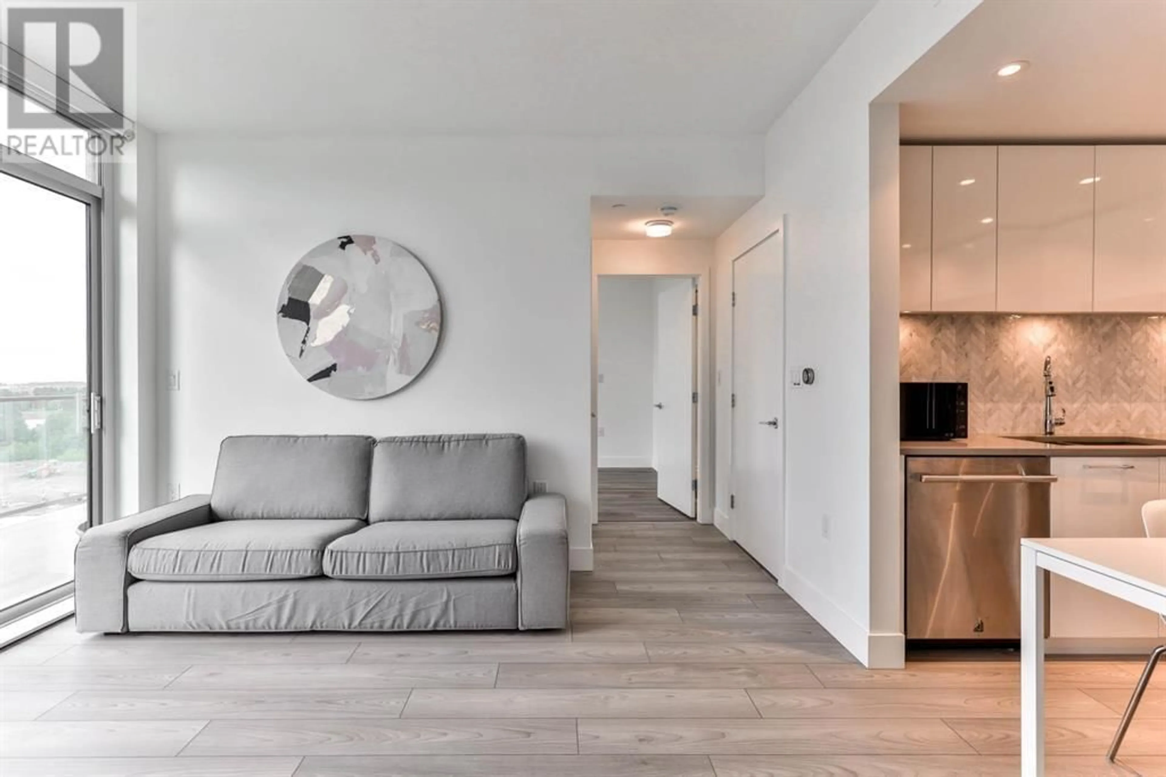 Living room with furniture, unknown for 1404 - 3581 E KENT AVENUE, Vancouver British Columbia V5S0H6