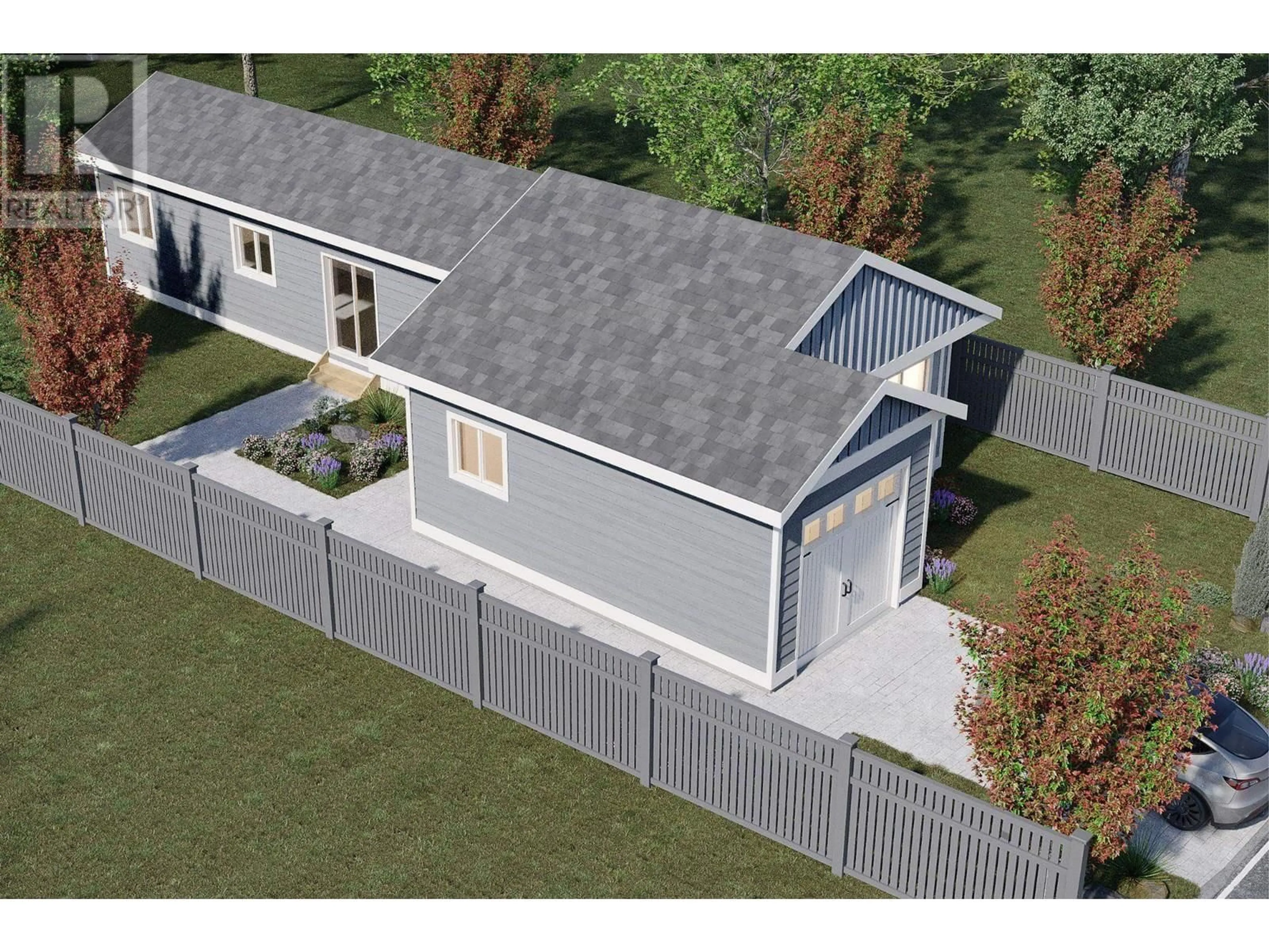 A pic from outside/outdoor area/front of a property/back of a property/a pic from drone, building for 307 - 9800 SINTICH ROAD, Prince George British Columbia V2N6E2