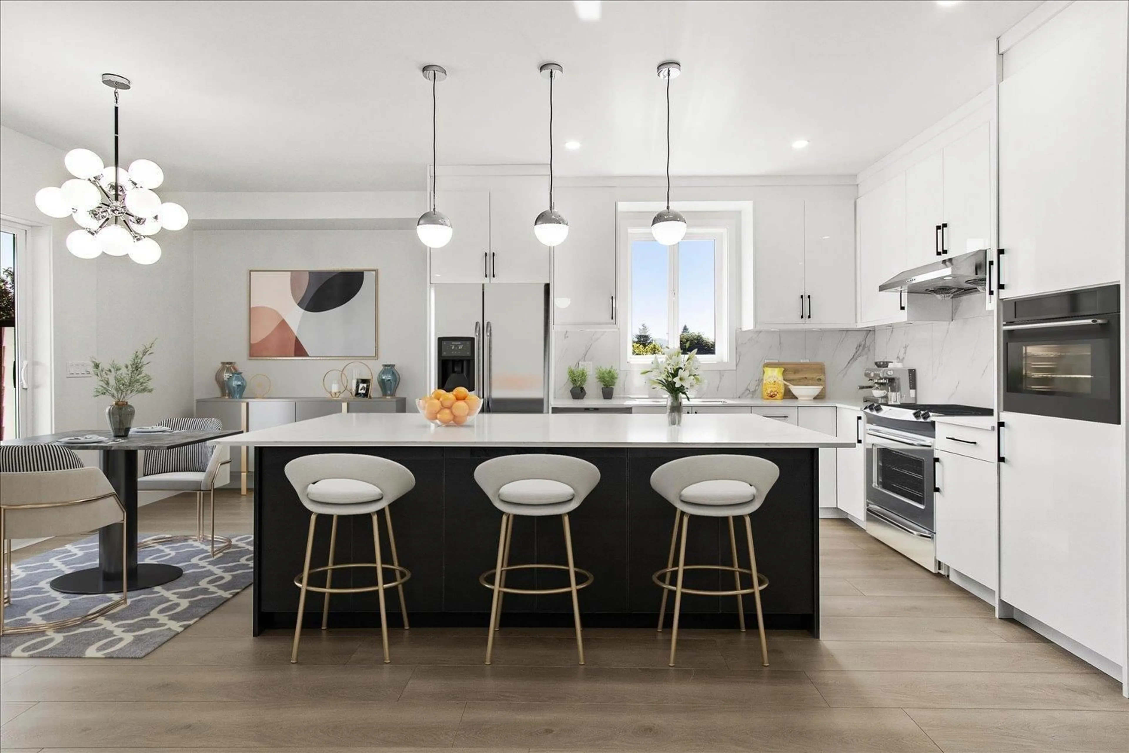 Open concept kitchen, ceramic/tile floor for 46626 PORTAGE AVENUE, Chilliwack British Columbia V2P3G5