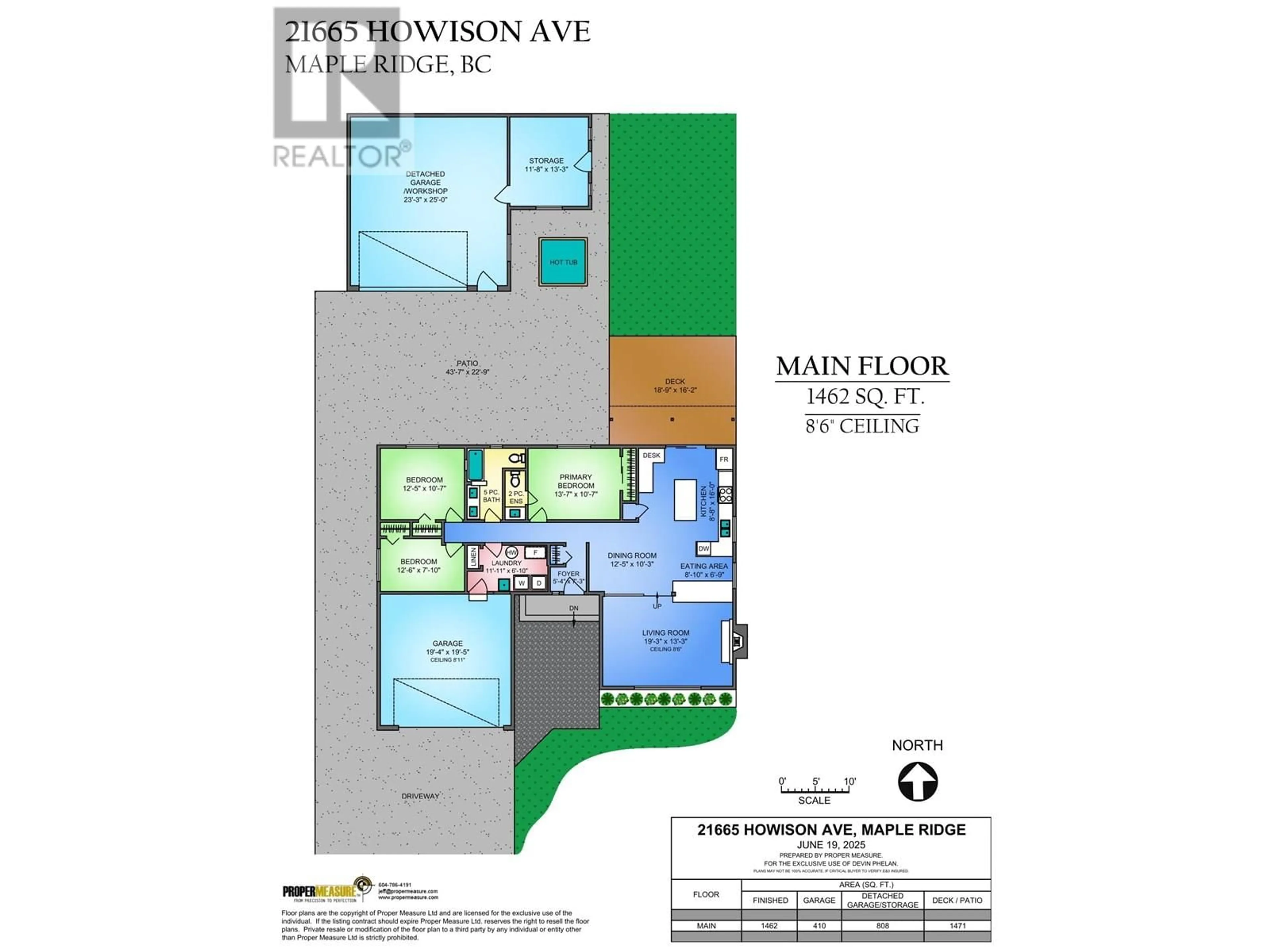 Floor plan for 21665 HOWISON AVENUE, Maple Ridge British Columbia V2X2W5