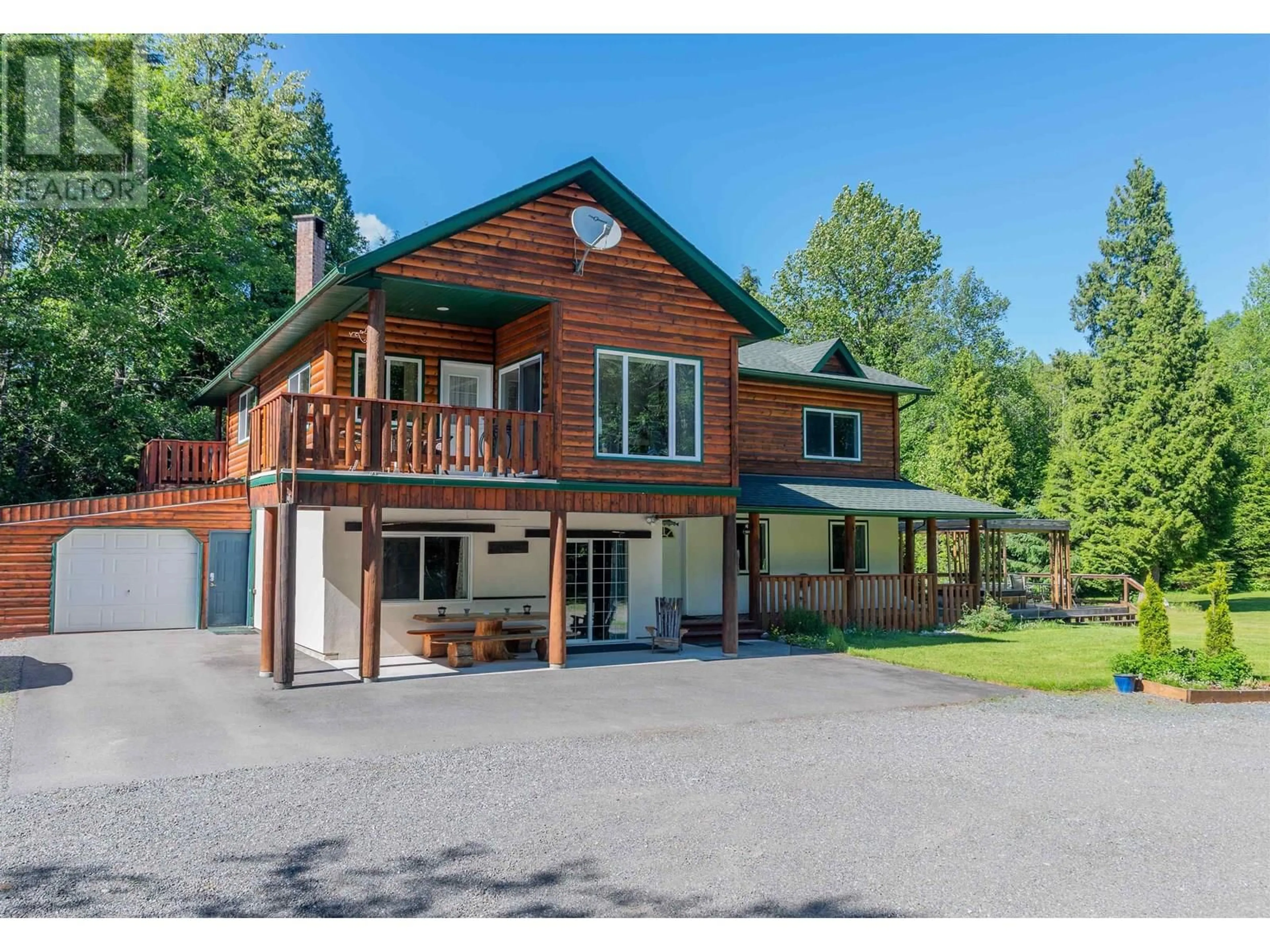 A pic from outside/outdoor area/front of a property/back of a property/a pic from drone, unknown for 5255 DEEP CREEK DRIVE, Terrace British Columbia V8G0C2