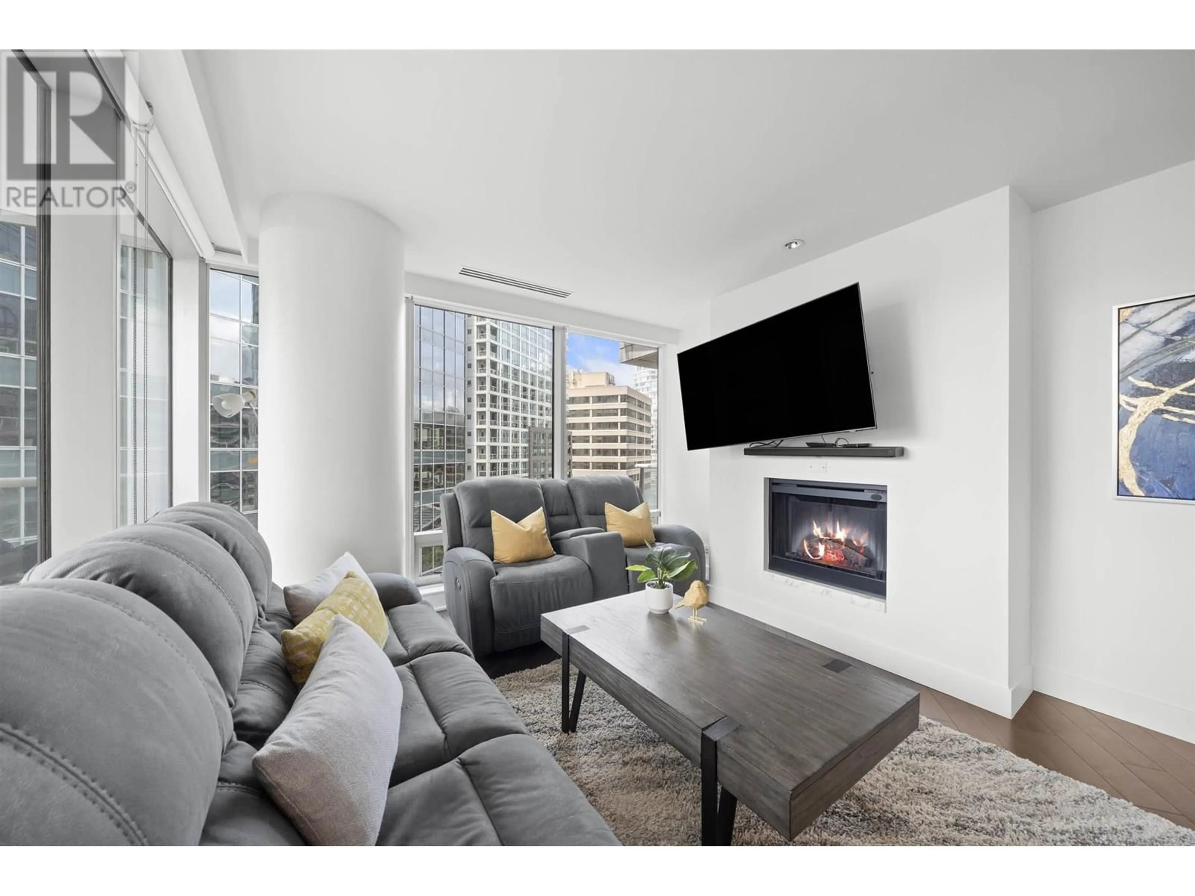 Living room with furniture, unknown for 1608 - 1111 ALBERNI STREET, Vancouver British Columbia V6E4V2