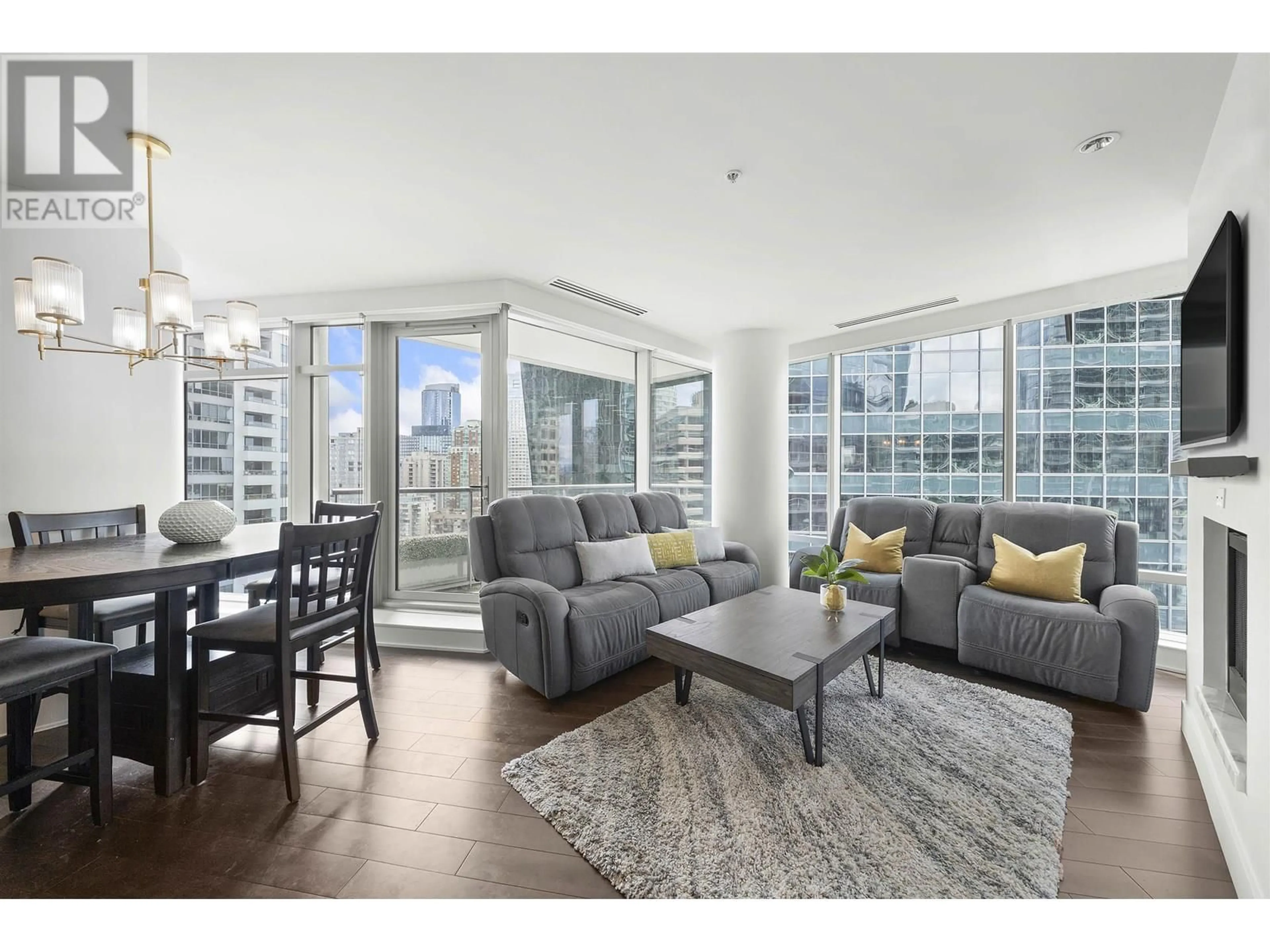 Living room with furniture, unknown for 1608 - 1111 ALBERNI STREET, Vancouver British Columbia V6E4V2