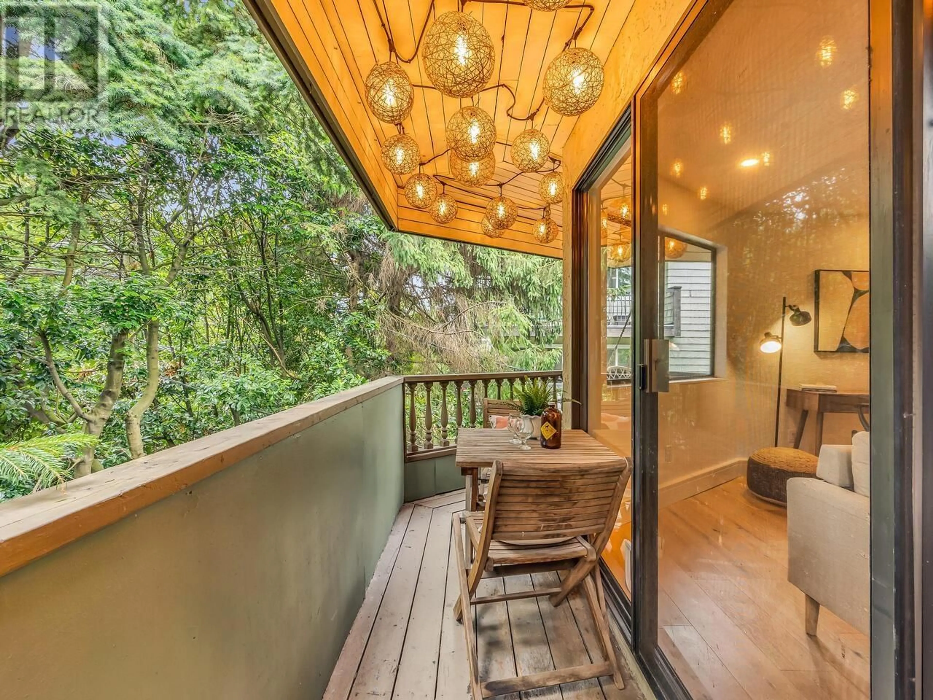 Patio, forest/trees view for 301 - 350 5TH AVENUE, Vancouver British Columbia V5T1H4