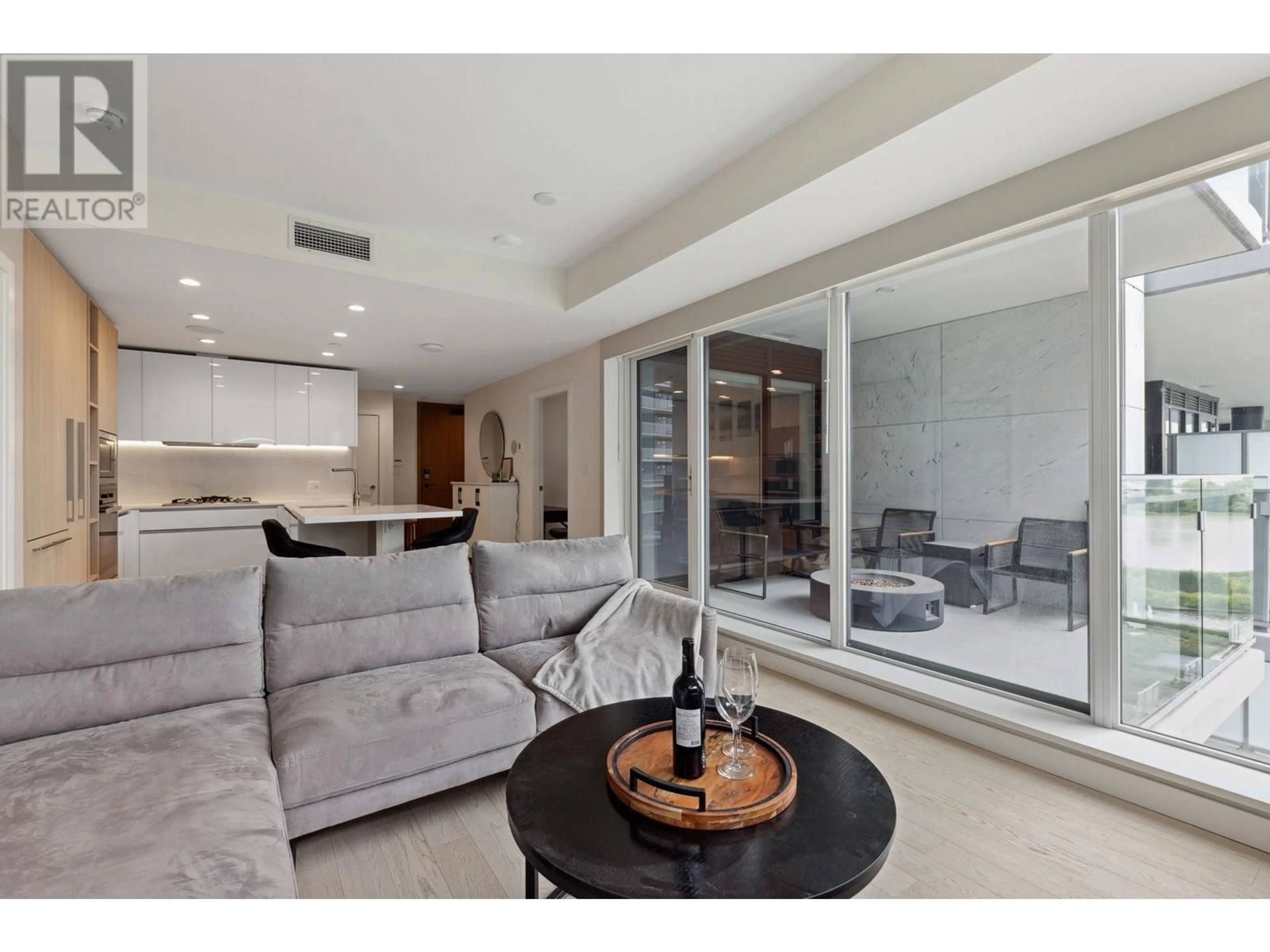 Living room with furniture, unknown for 408 - 6811 PEARSON WAY, Richmond British Columbia V7C0E7
