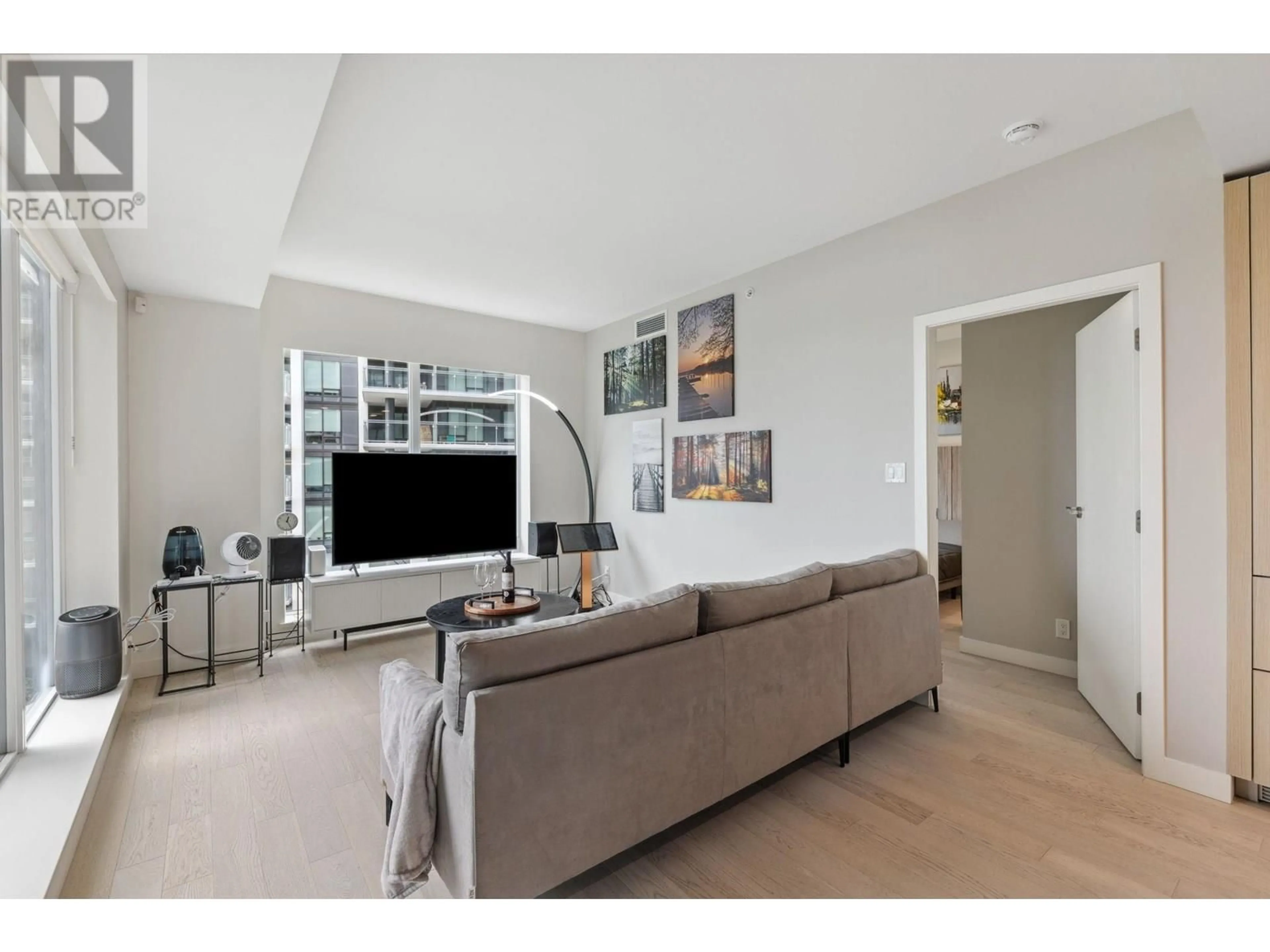 Living room with furniture, unknown for 408 - 6811 PEARSON WAY, Richmond British Columbia V7C0E7