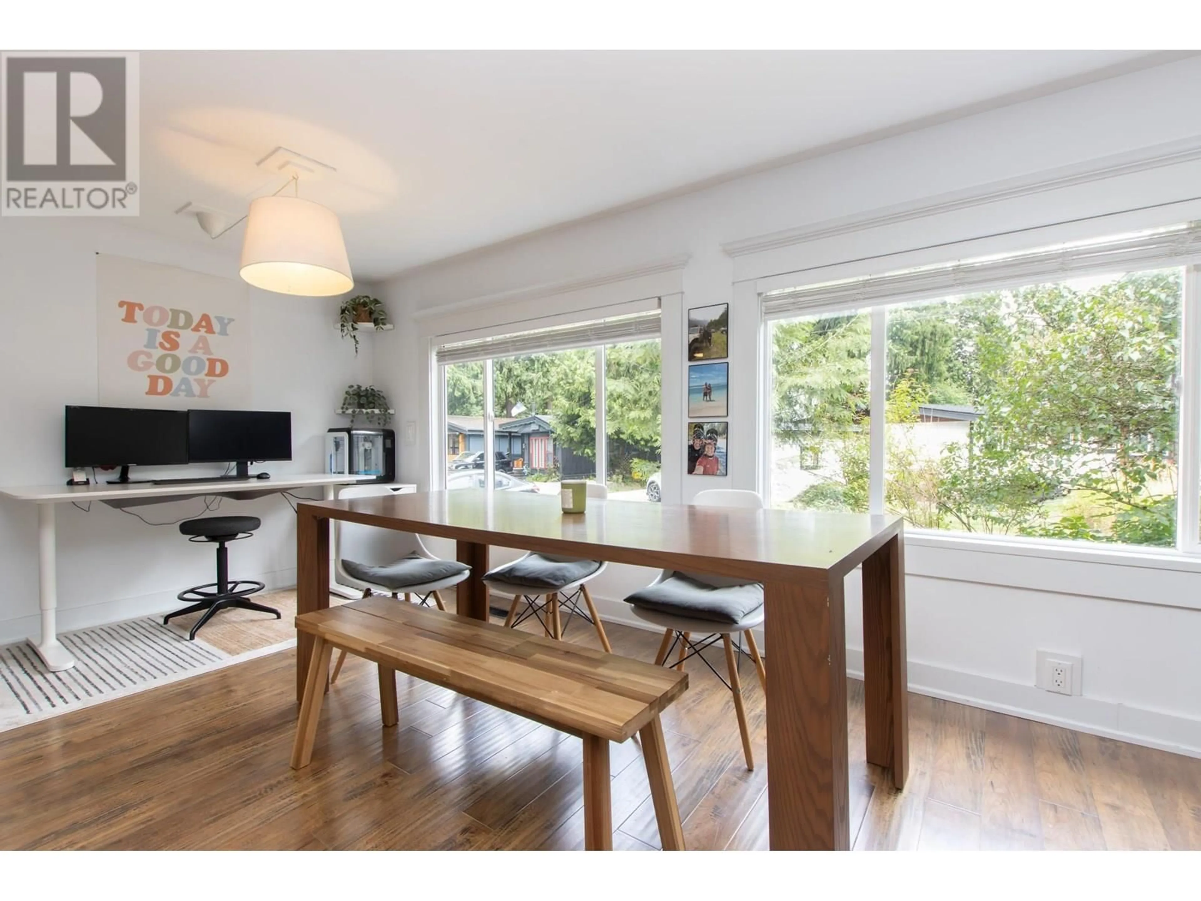 Dining room, wood/laminate floor for 106 - 1830 MAMQUAM ROAD, Squamish British Columbia V0N1T0