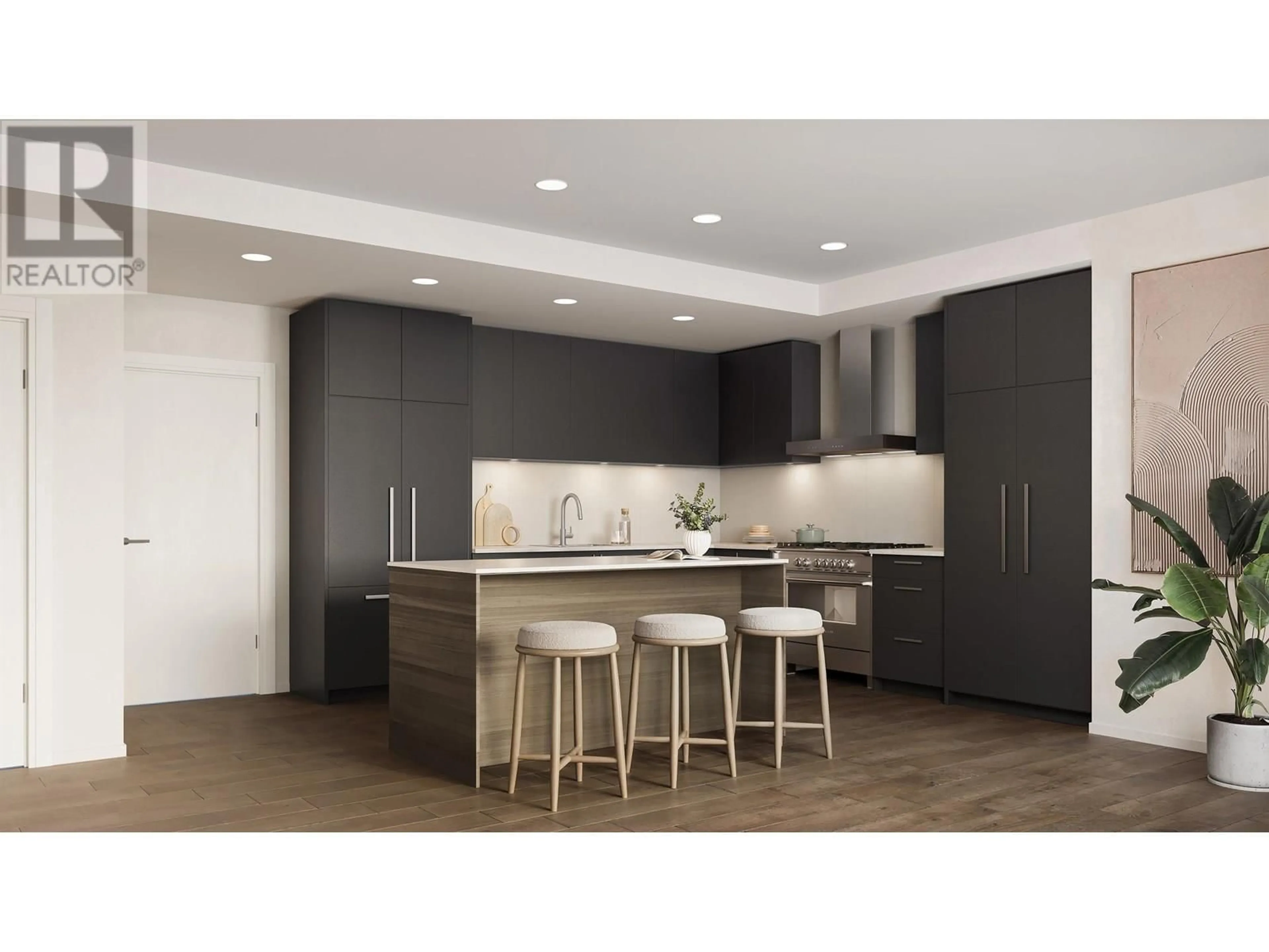 Open concept kitchen, wood/laminate floor for 501 - 4909 ELLIOTT STREET, Delta British Columbia V4K2Y1