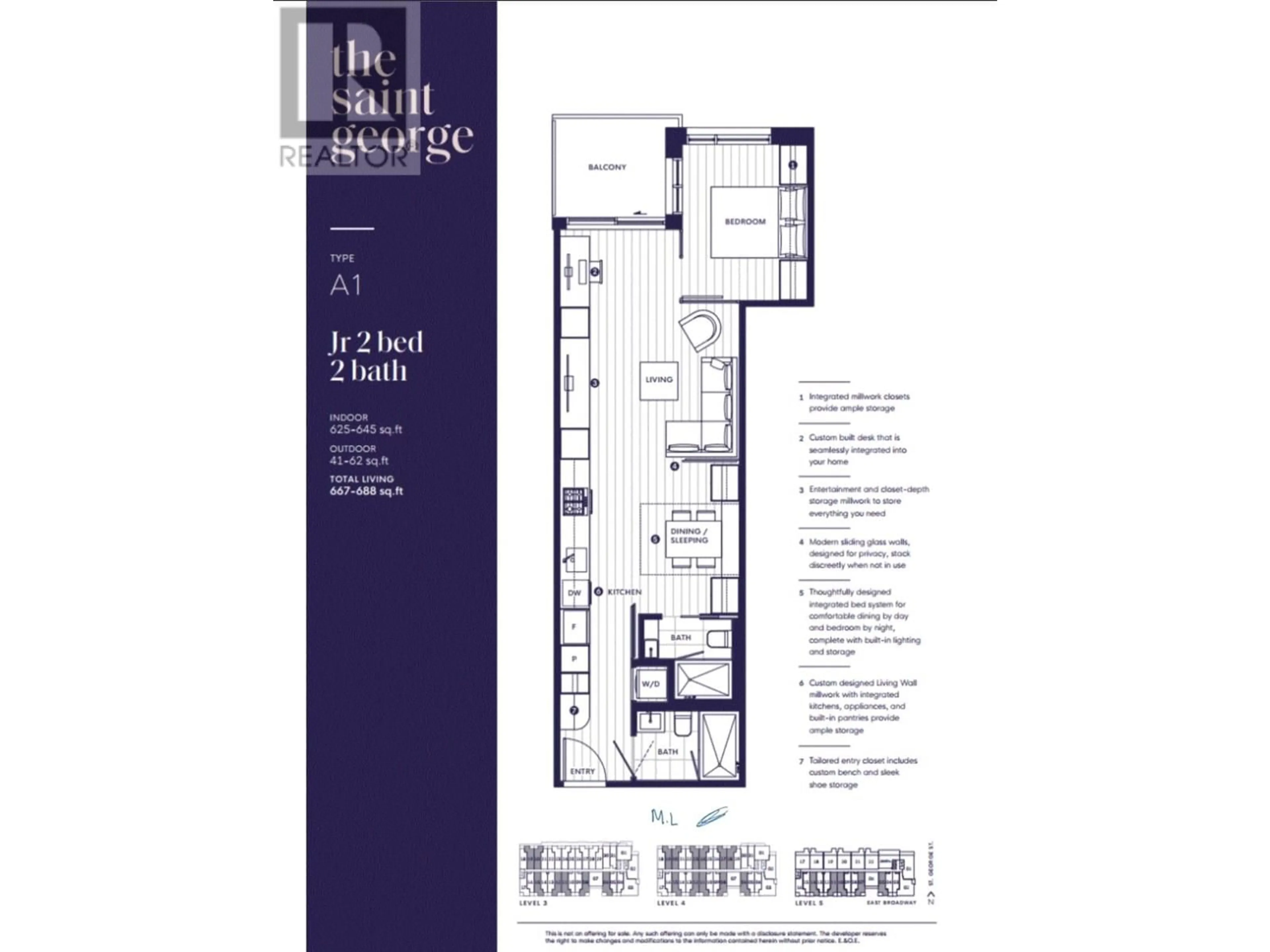 Floor plan for 319 - 471 BROADWAY, Vancouver British Columbia V5T1W9