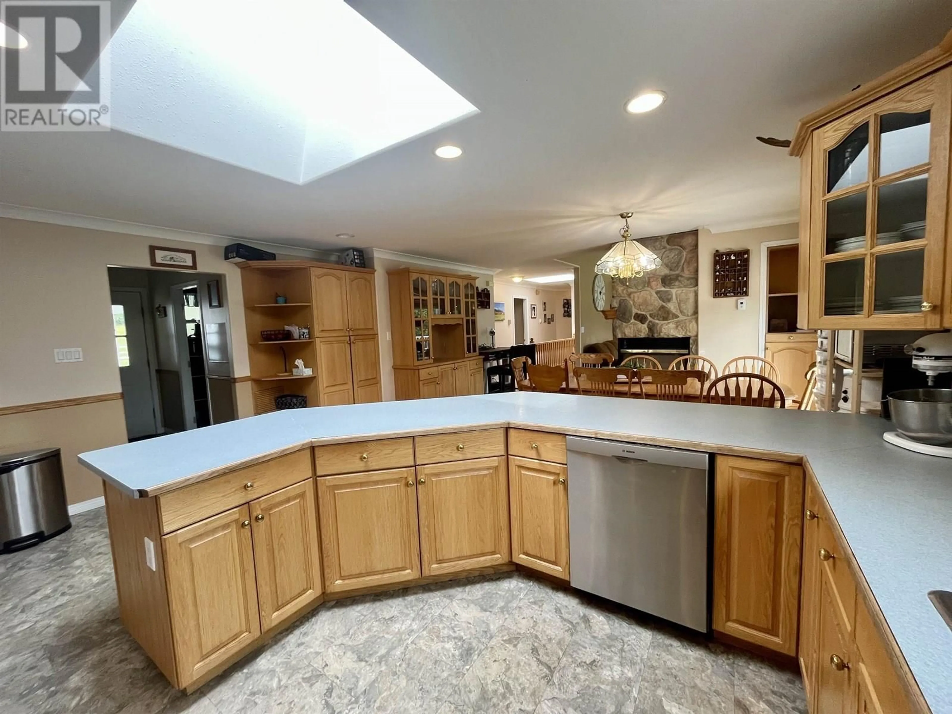 Open concept kitchen, ceramic/tile floor for 2389 BALSAM ROAD, Smithers British Columbia V0J2N2