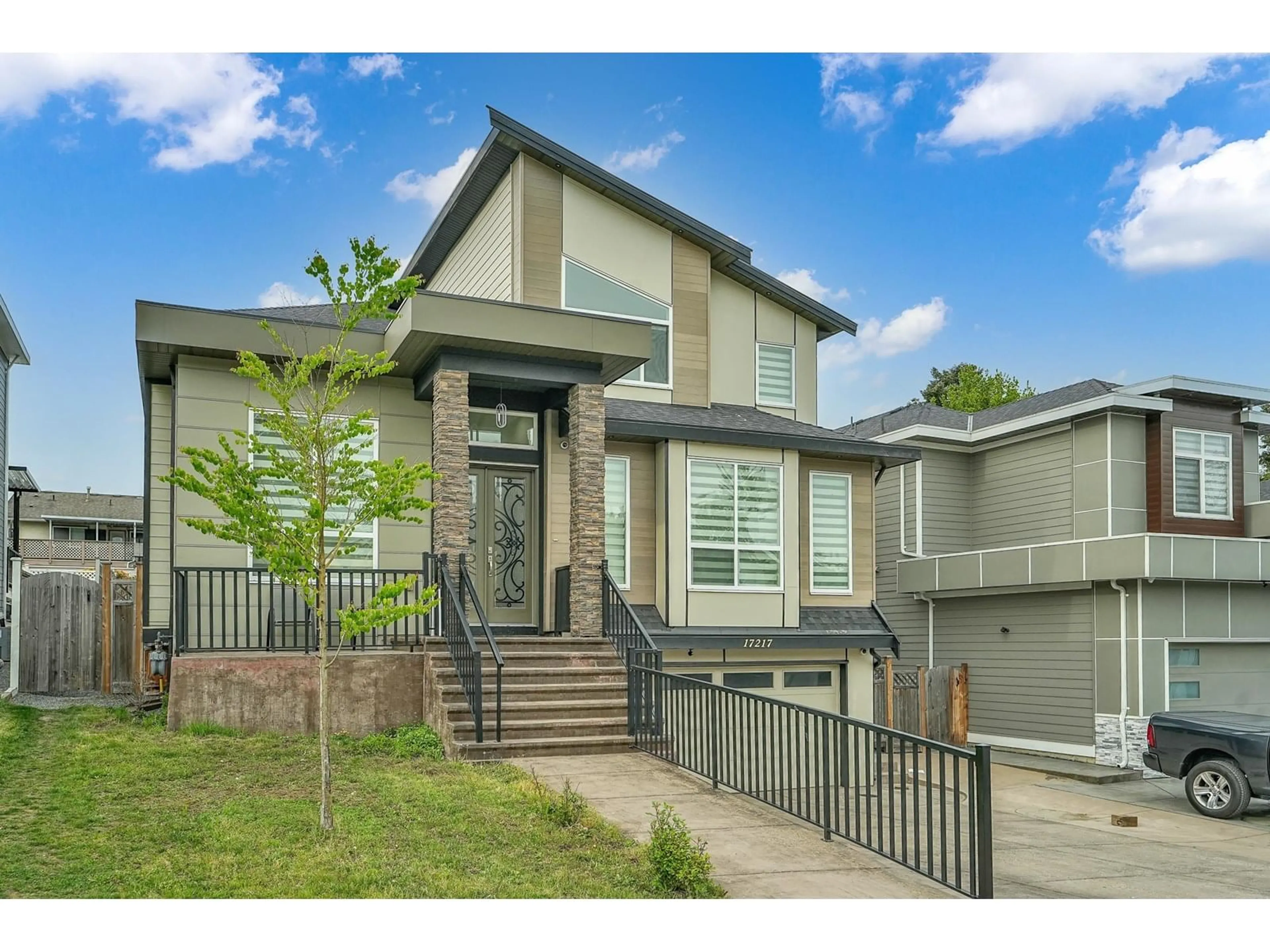 Home with brick exterior material, street for 17217 59, Surrey British Columbia V3S8T7
