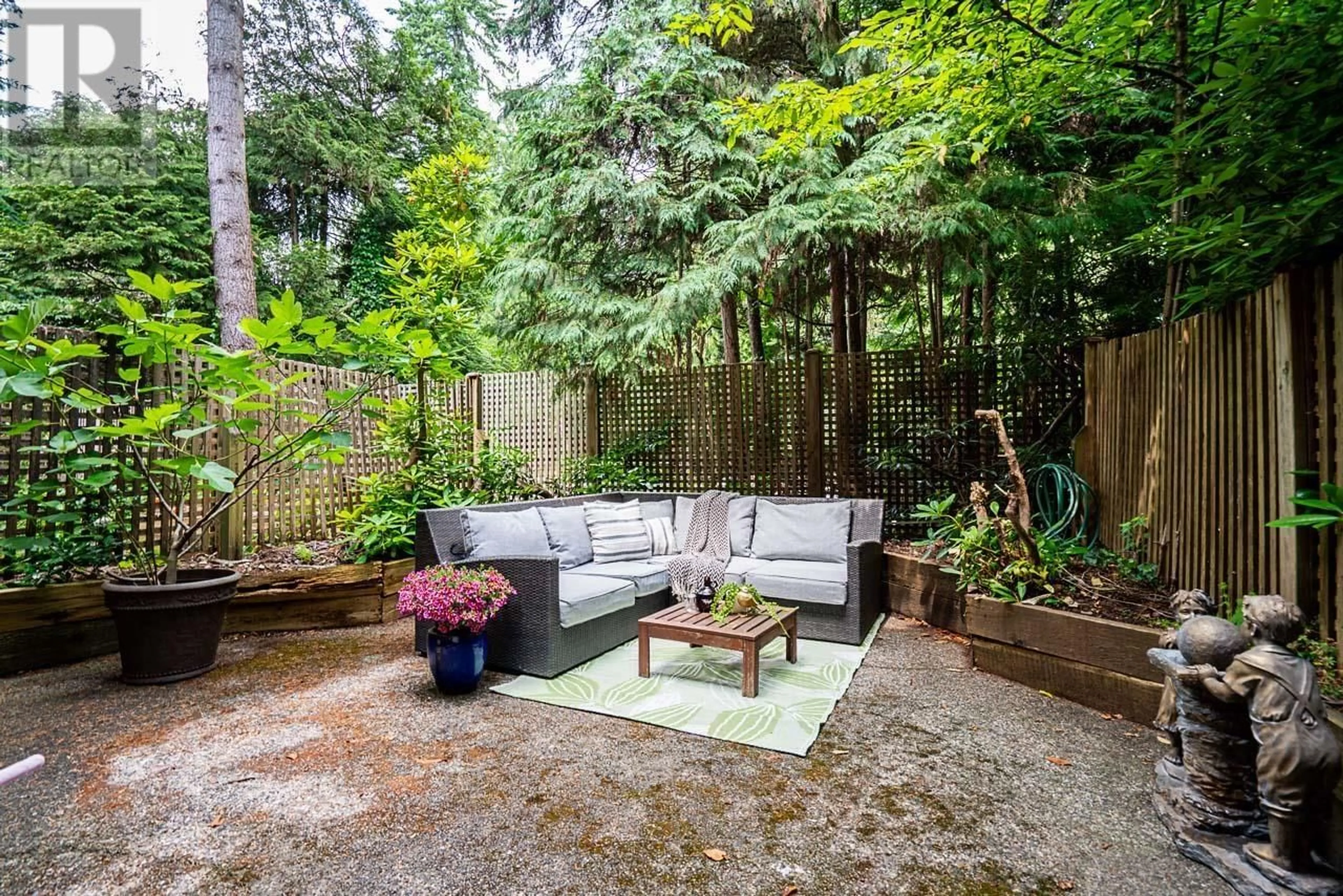 Patio, forest/trees view for 122 - 1040 KING ALBERT AVENUE, Coquitlam British Columbia V3J1X5