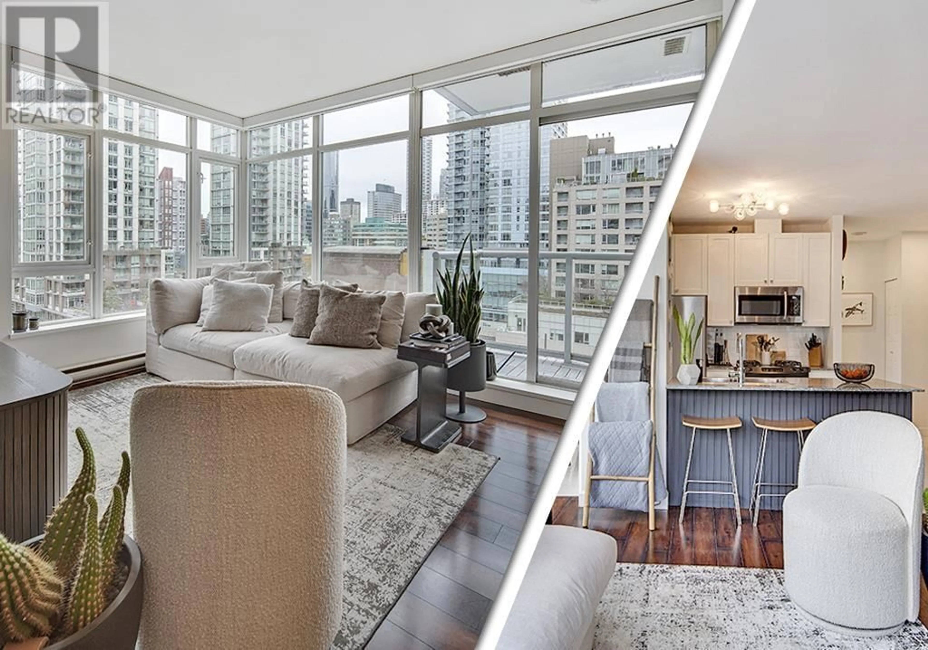 Living room with furniture, unknown for 901 - 480 ROBSON STREET, Vancouver British Columbia V6B1S1