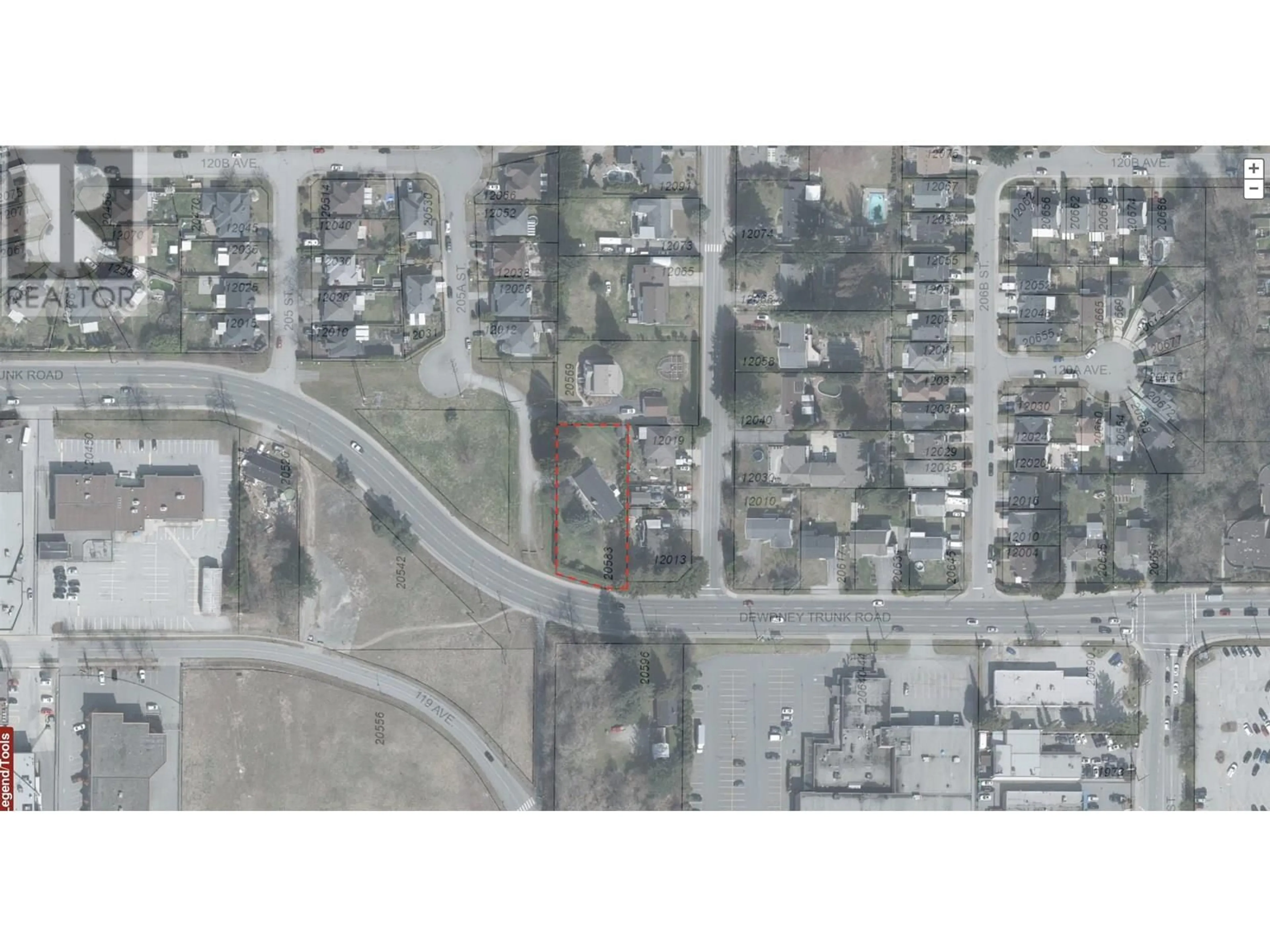 Picture of a map for 20583 DEWDNEY TRUNK ROAD, Maple Ridge British Columbia V2X3E2