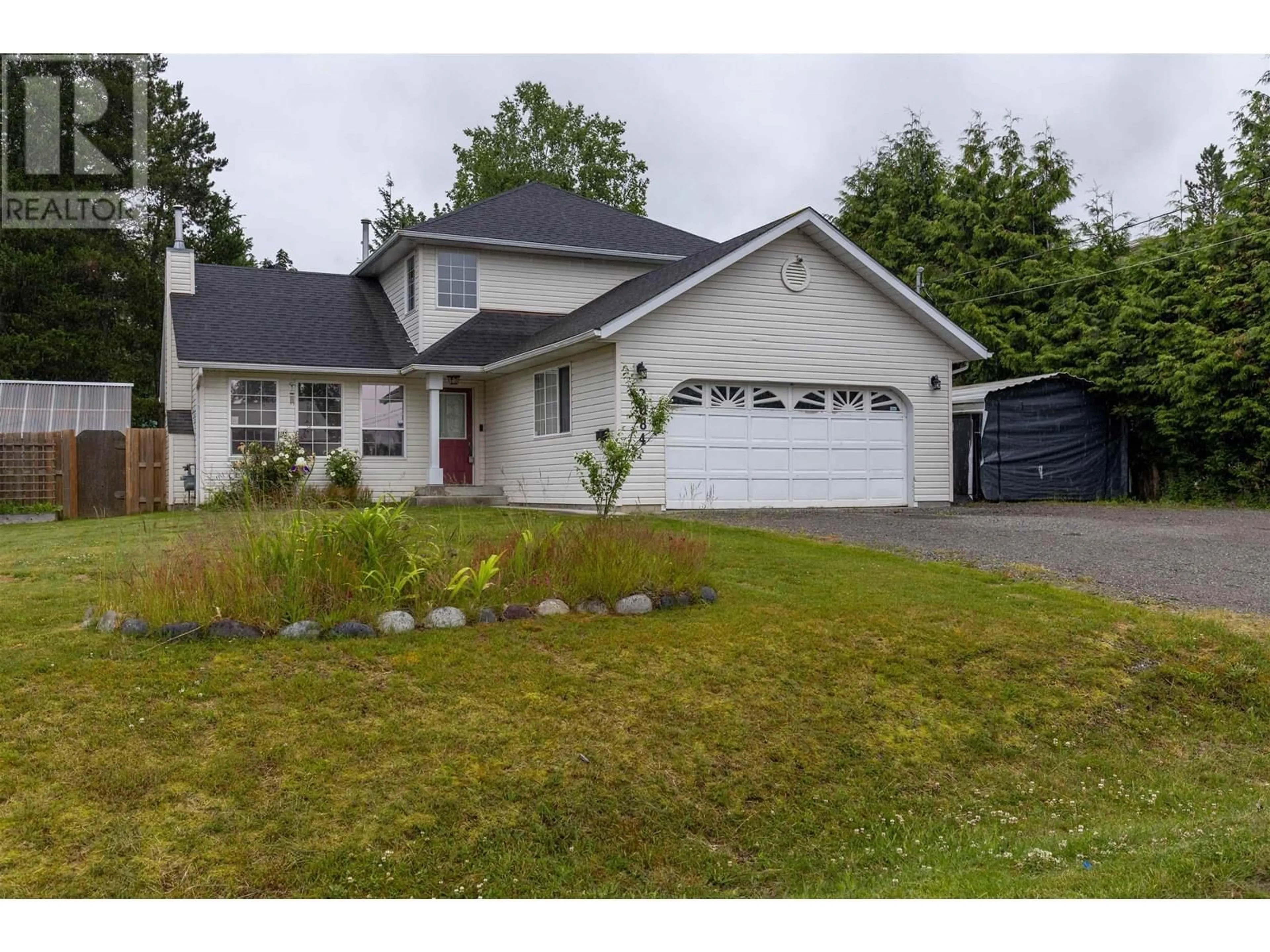 Home with vinyl exterior material, street for 2084 WALNUT DRIVE, Terrace British Columbia V8G5E9