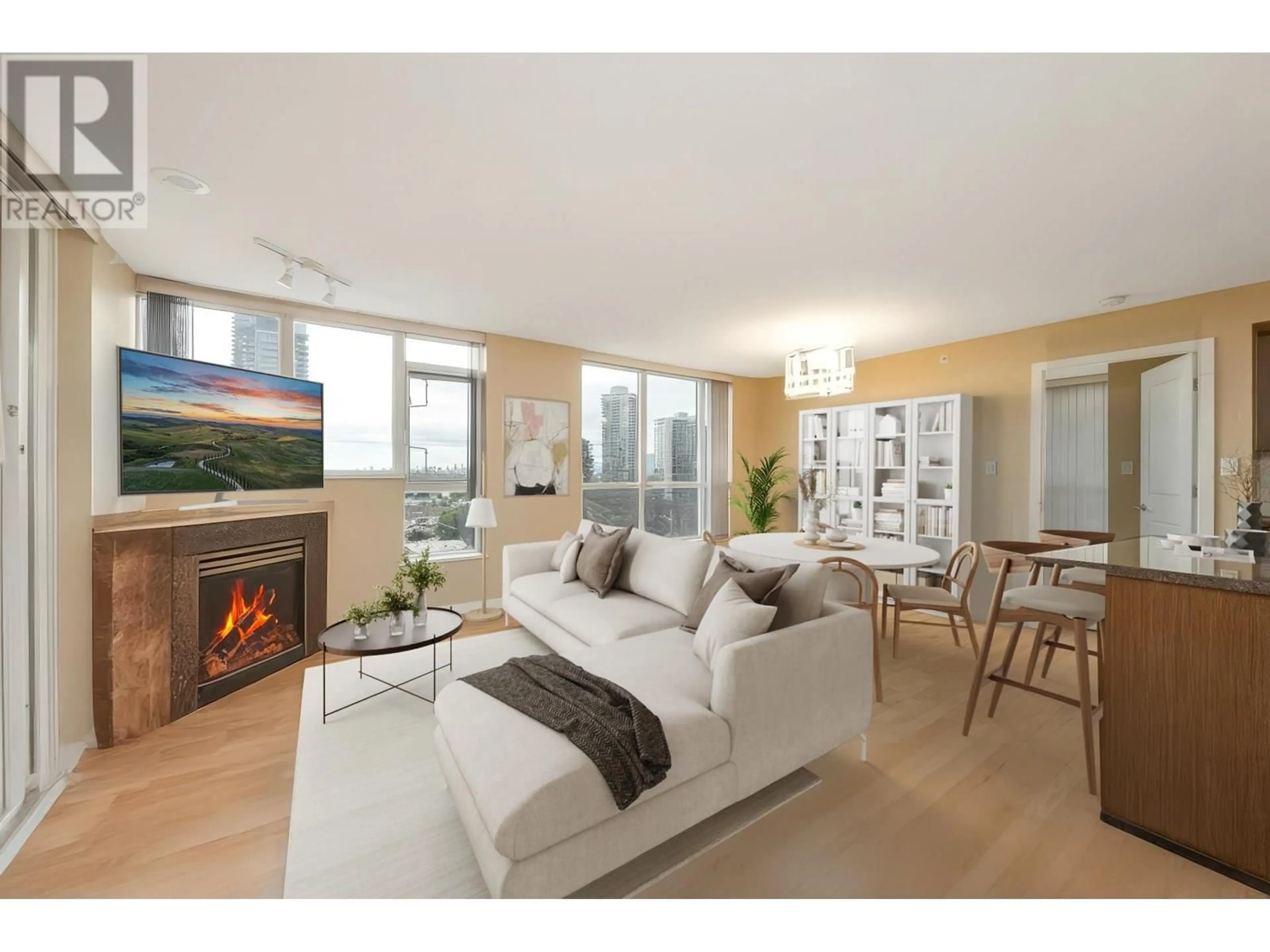 Living room with furniture, unknown for 2203 - 2088 MADISON AVENUE, Burnaby British Columbia V5C6T5
