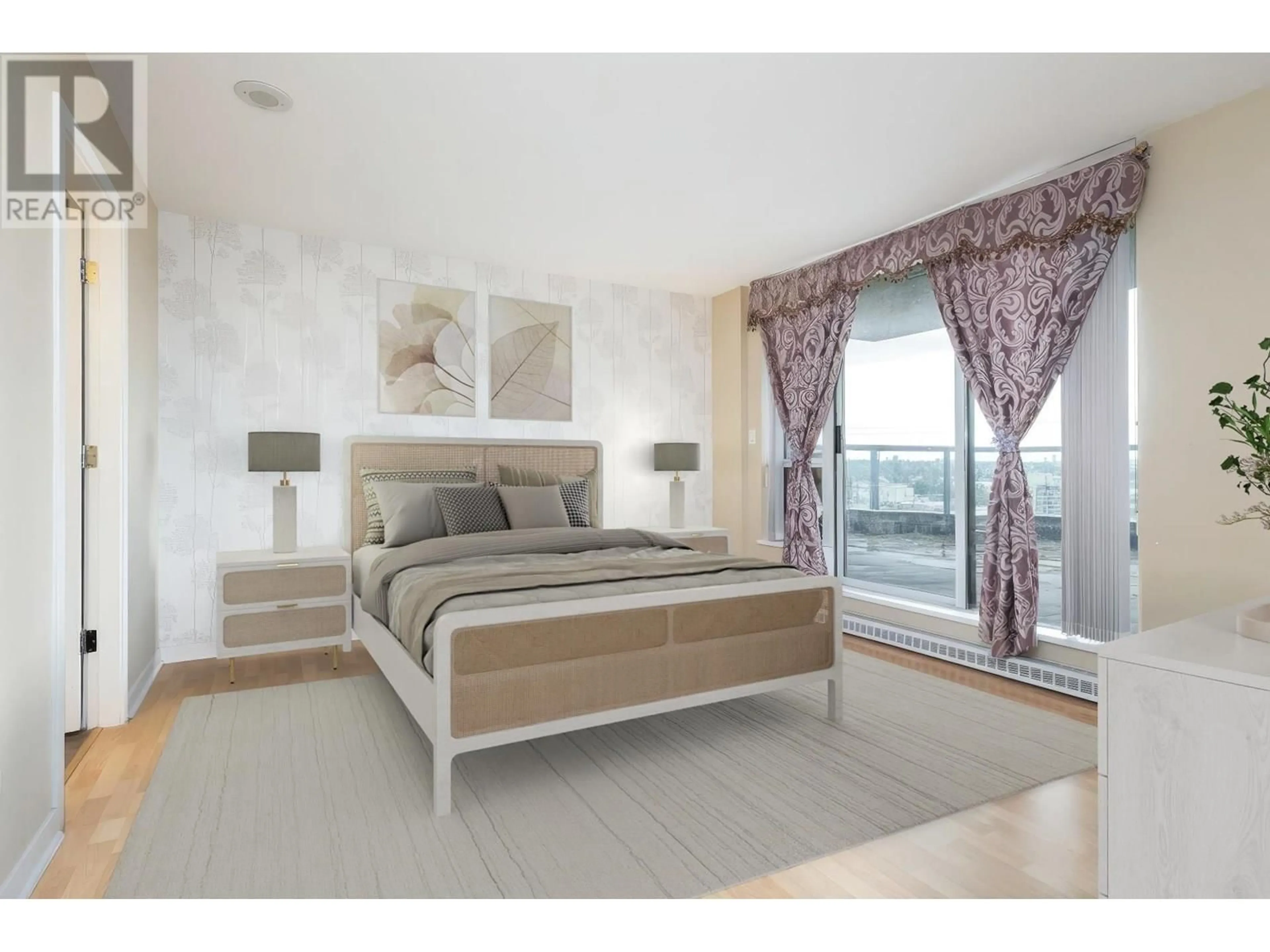 Bedroom with bed, unknown for 2203 - 2088 MADISON AVENUE, Burnaby British Columbia V5C6T5