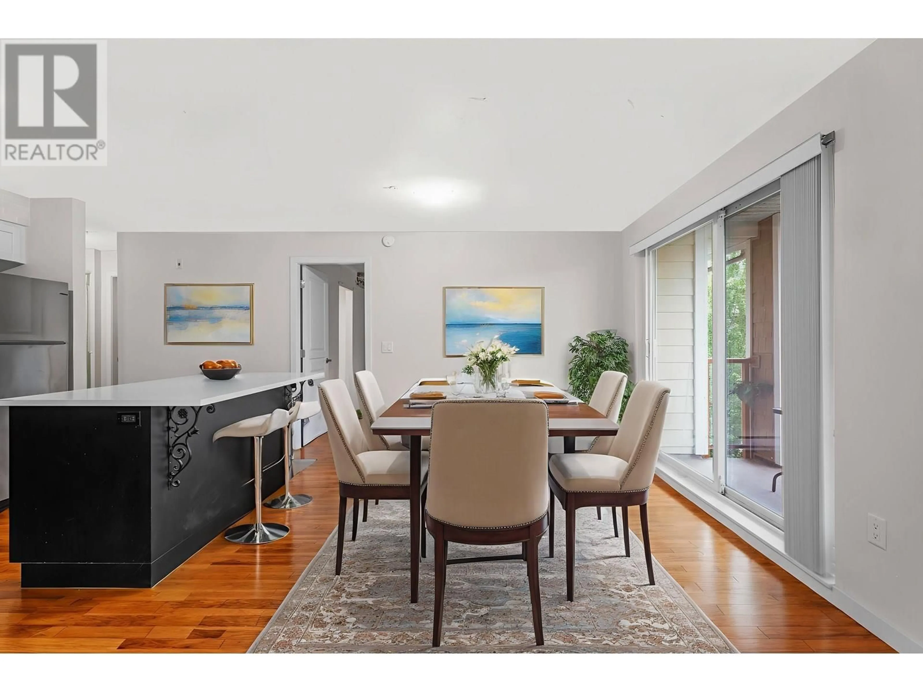 Dining room, wood/laminate floor for 307 - 1969 WESTMINSTER AVENUE, Port Coquitlam British Columbia V3B1E7