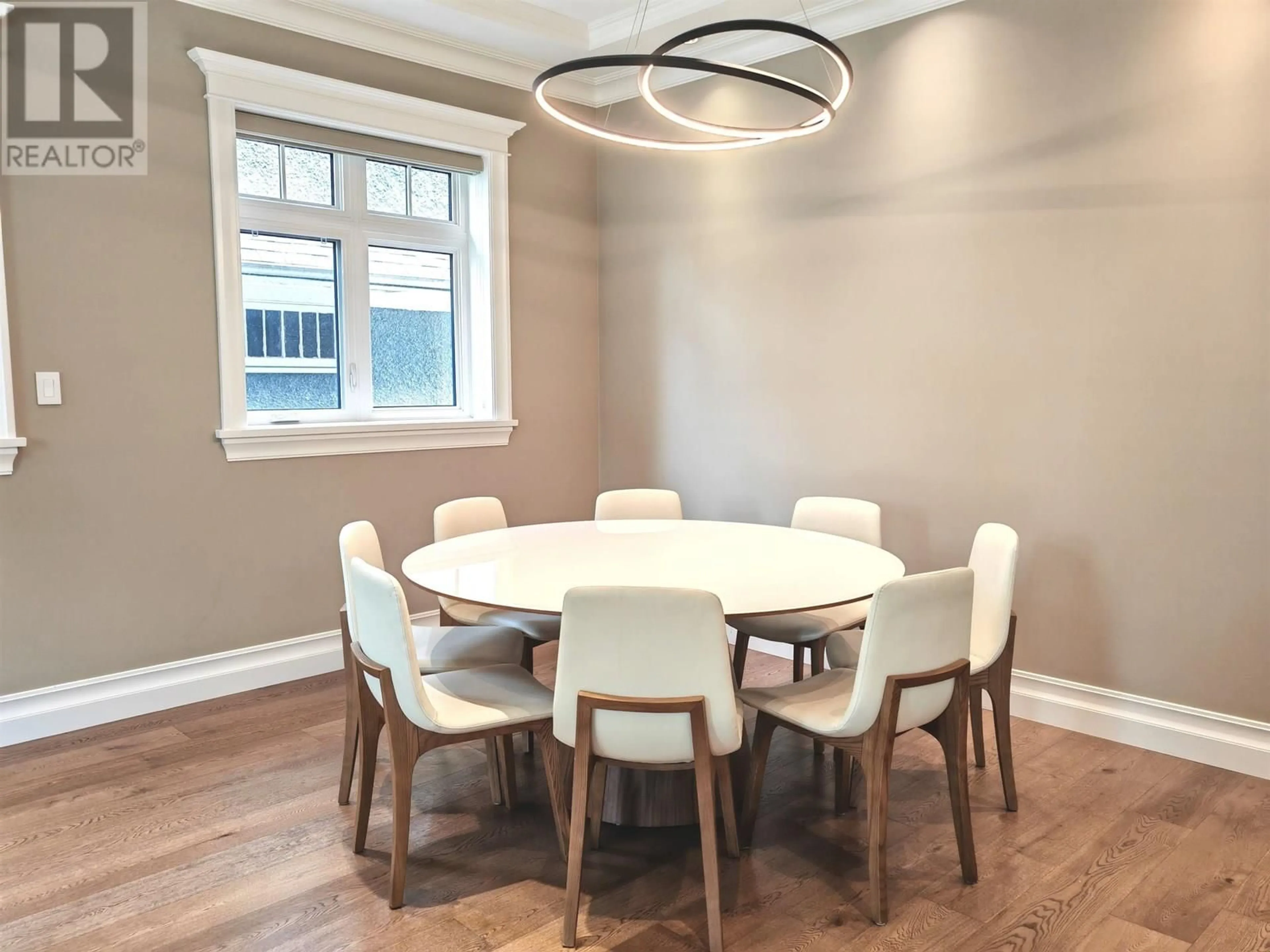 Dining room, wood/laminate floor for 3520 37TH AVENUE, Vancouver British Columbia V6N2V8
