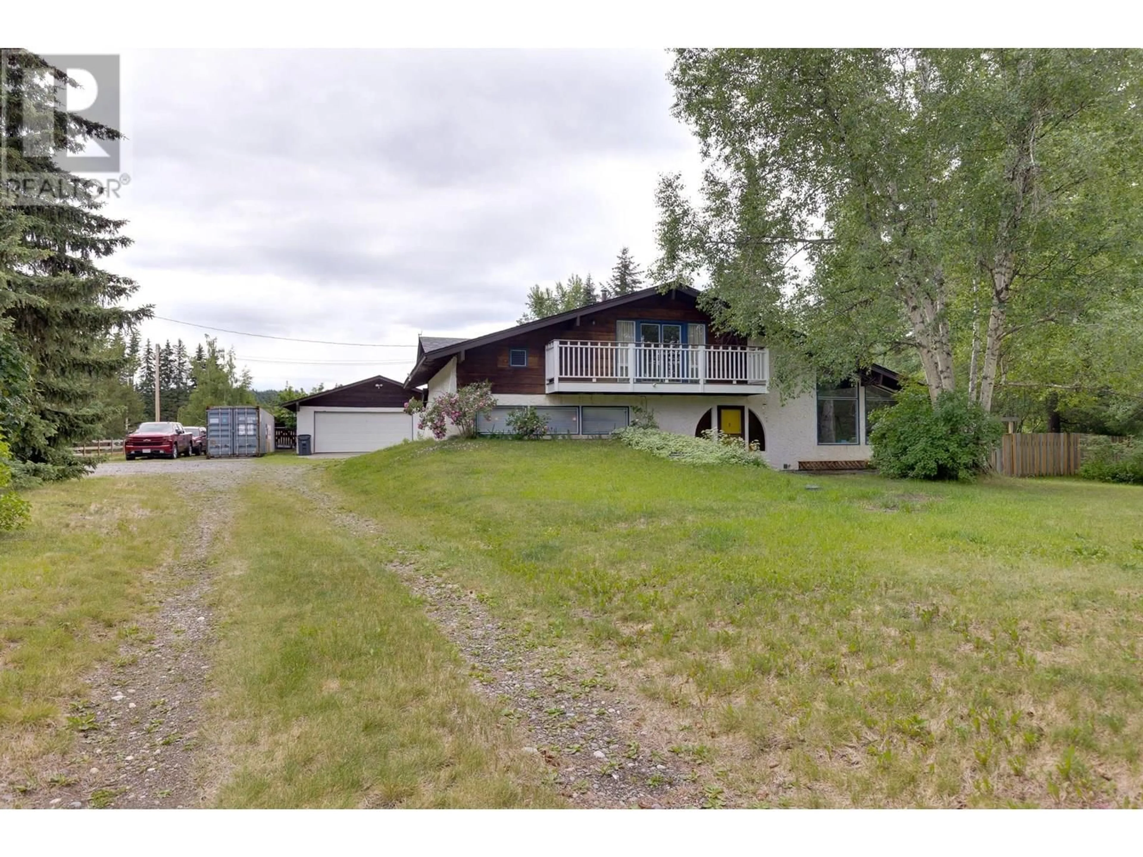 A pic from outside/outdoor area/front of a property/back of a property/a pic from drone, street for 3840 RIVERVIEW ROAD, Prince George British Columbia V2K4Y7