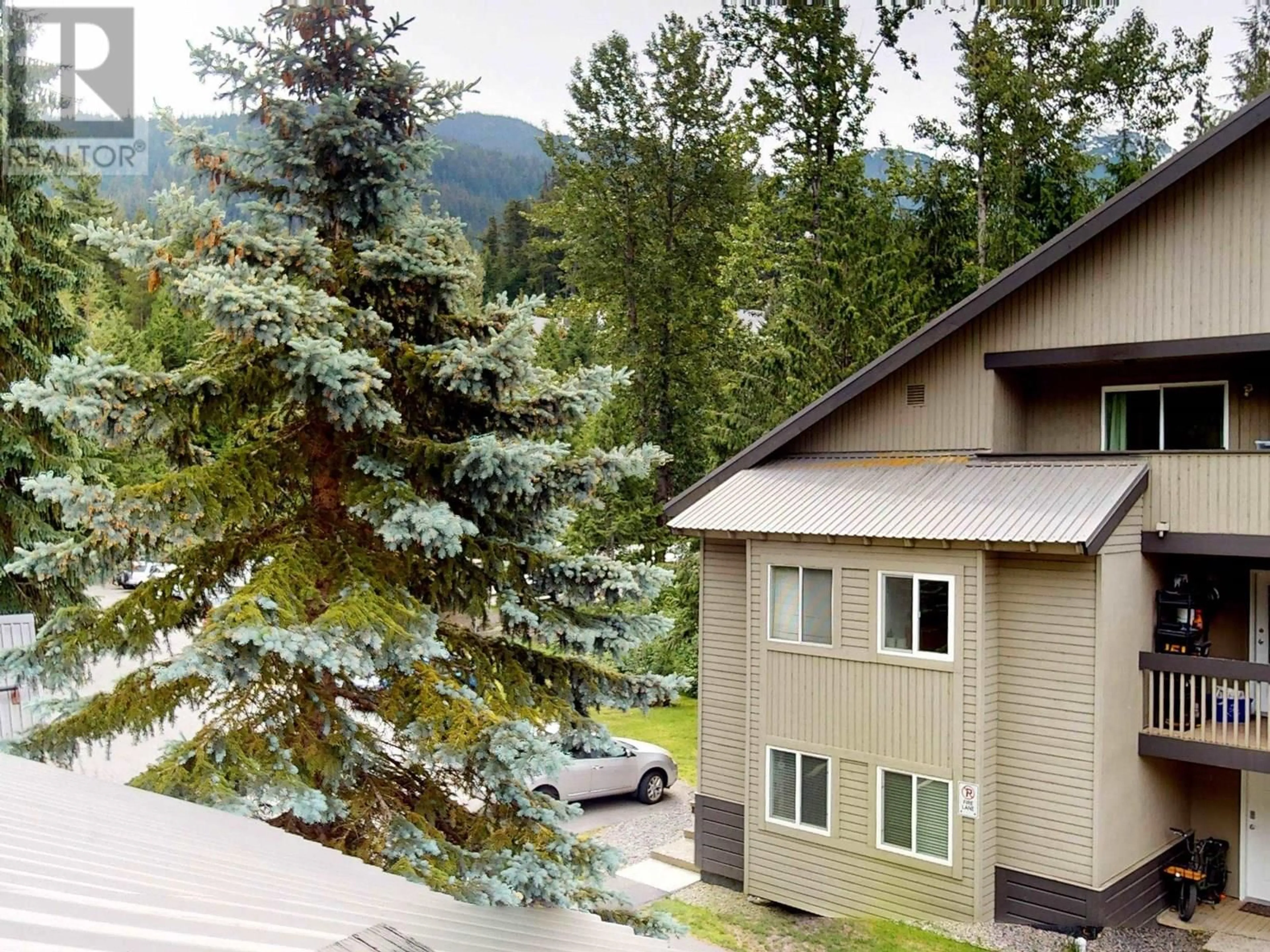 A pic from outside/outdoor area/front of a property/back of a property/a pic from drone, mountain view for B3 - 2230 EVA LAKE ROAD, Whistler British Columbia V8E0M5