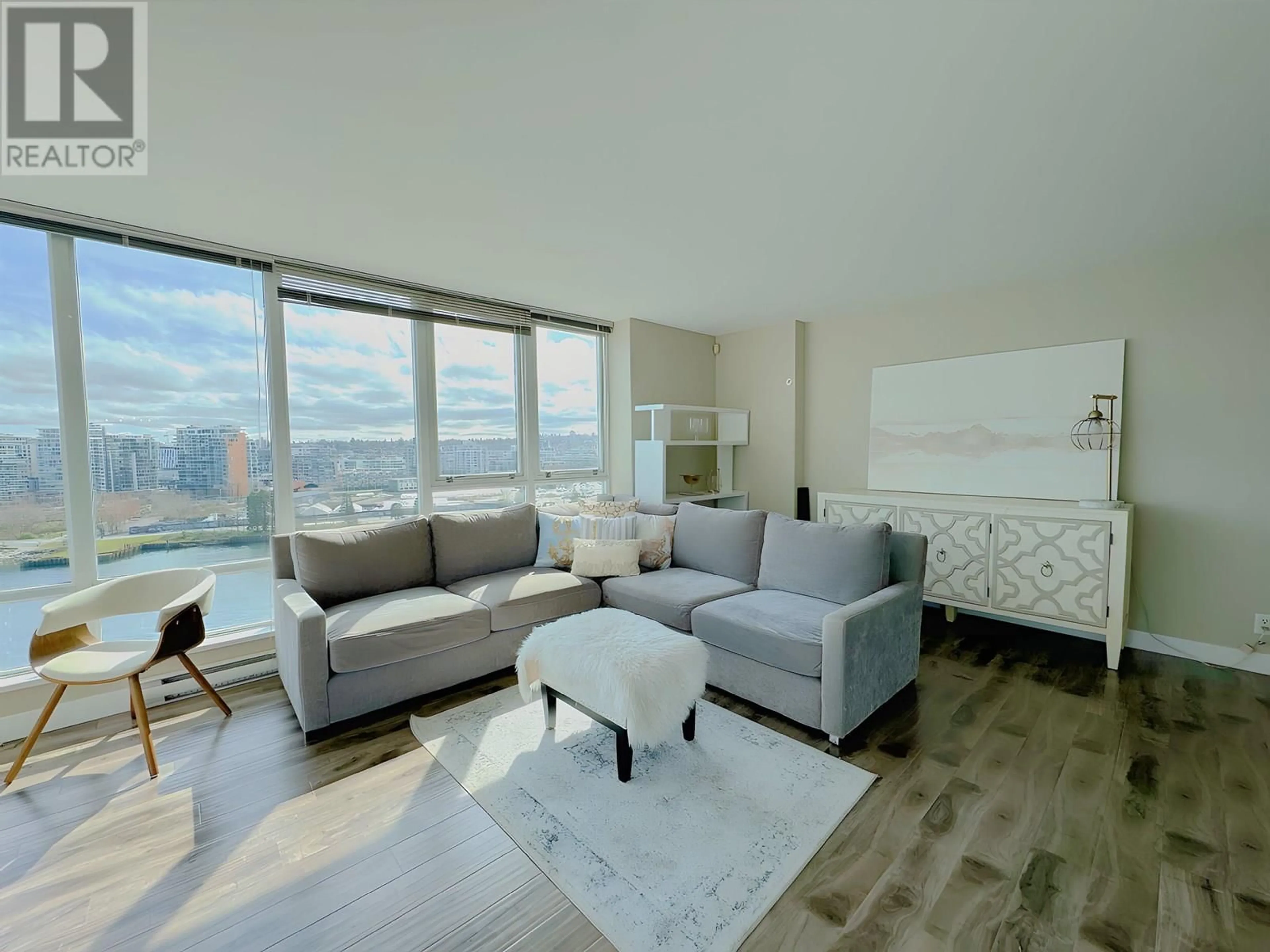 Living room with furniture, unknown for 1506 - 980 COOPERAGE WAY, Vancouver British Columbia V6B0C3