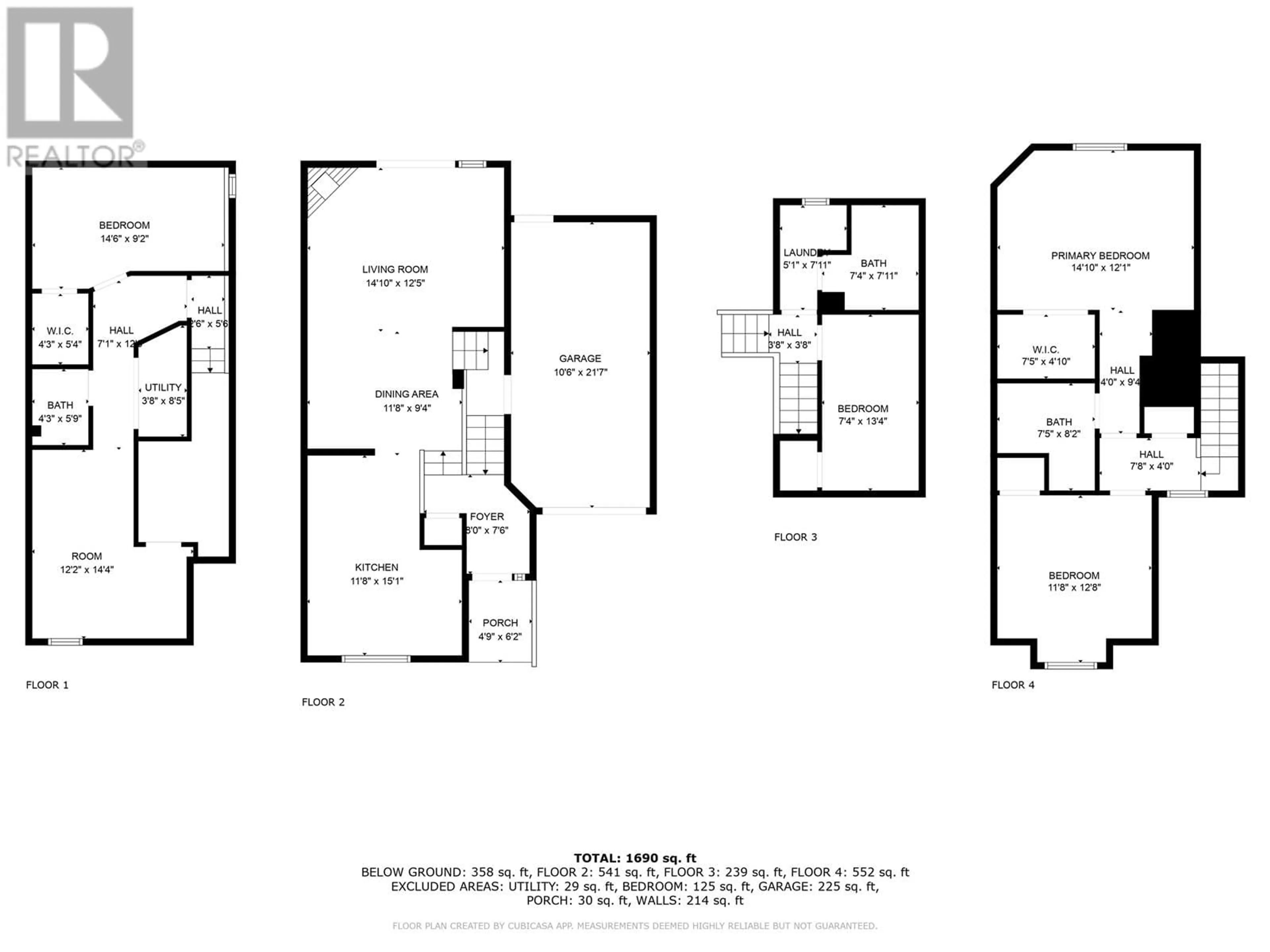 Floor plan for 10 - 19252 119TH AVENUE, Pitt Meadows British Columbia V3Y2K4