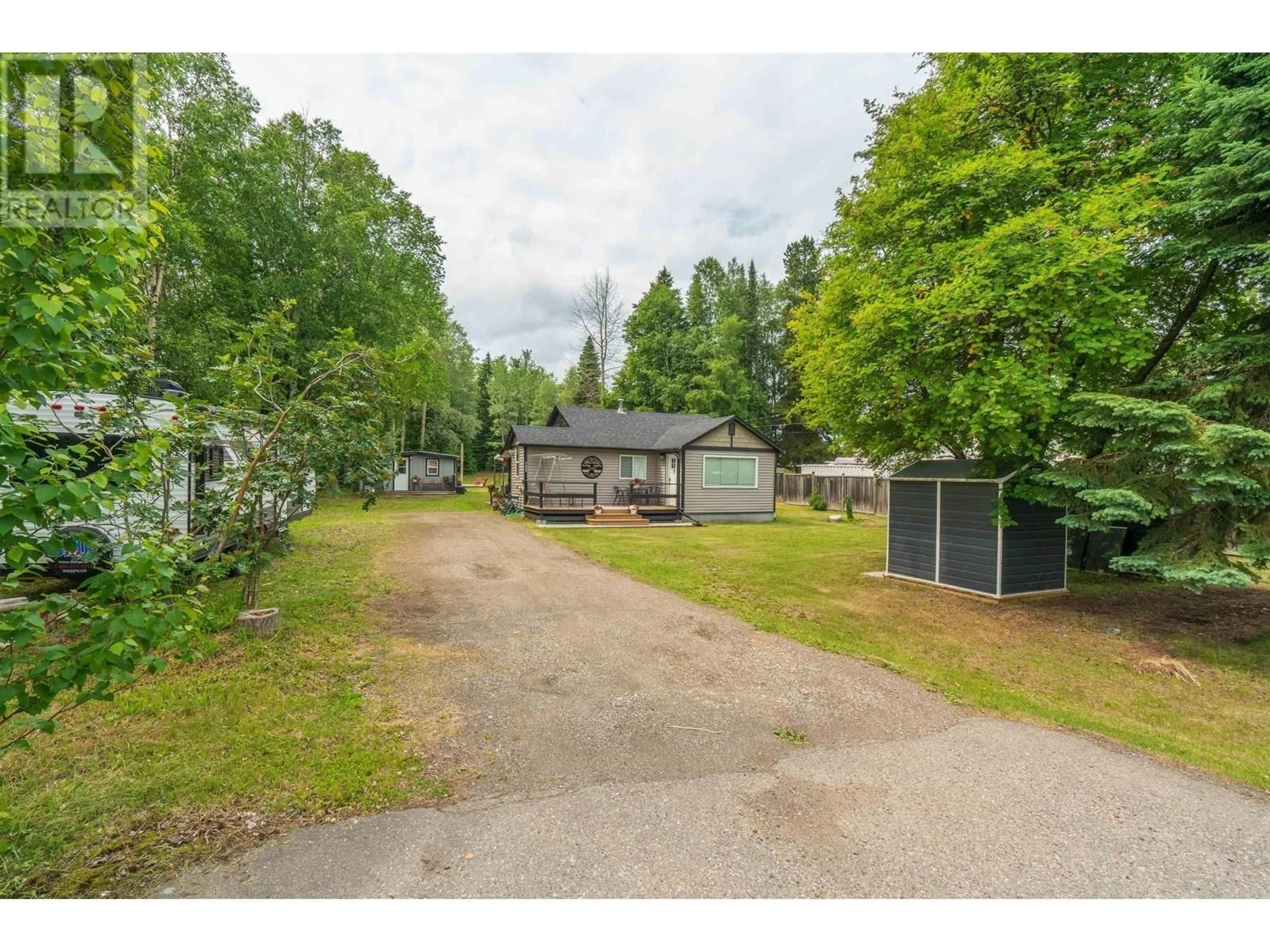 A pic from outside/outdoor area/front of a property/back of a property/a pic from drone, street for 7603 KELLY ROAD, Prince George British Columbia V2K2H4