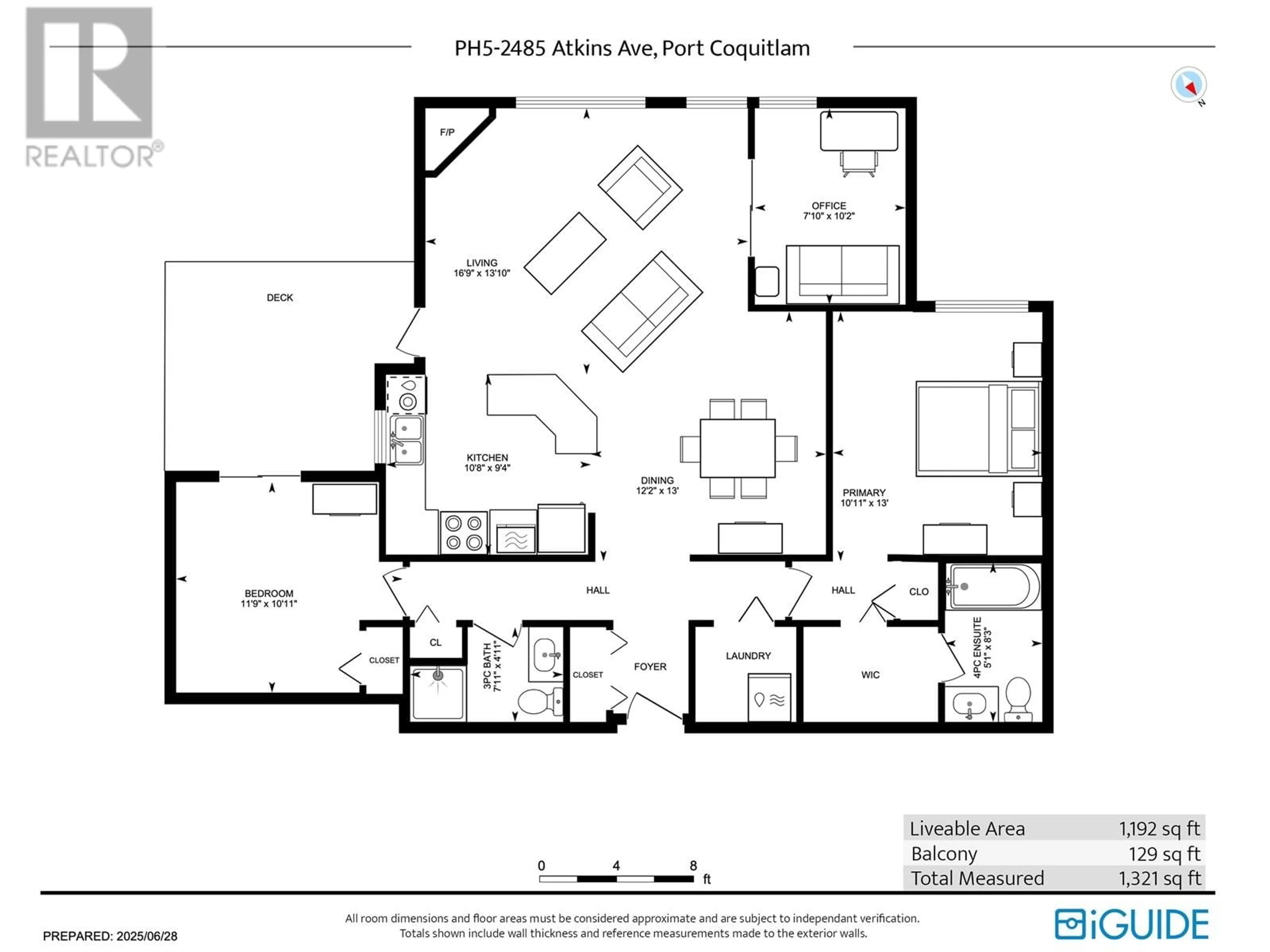 Floor plan for PH5 - 2485 ATKINS AVENUE, Port Coquitlam British Columbia V3C1Z1