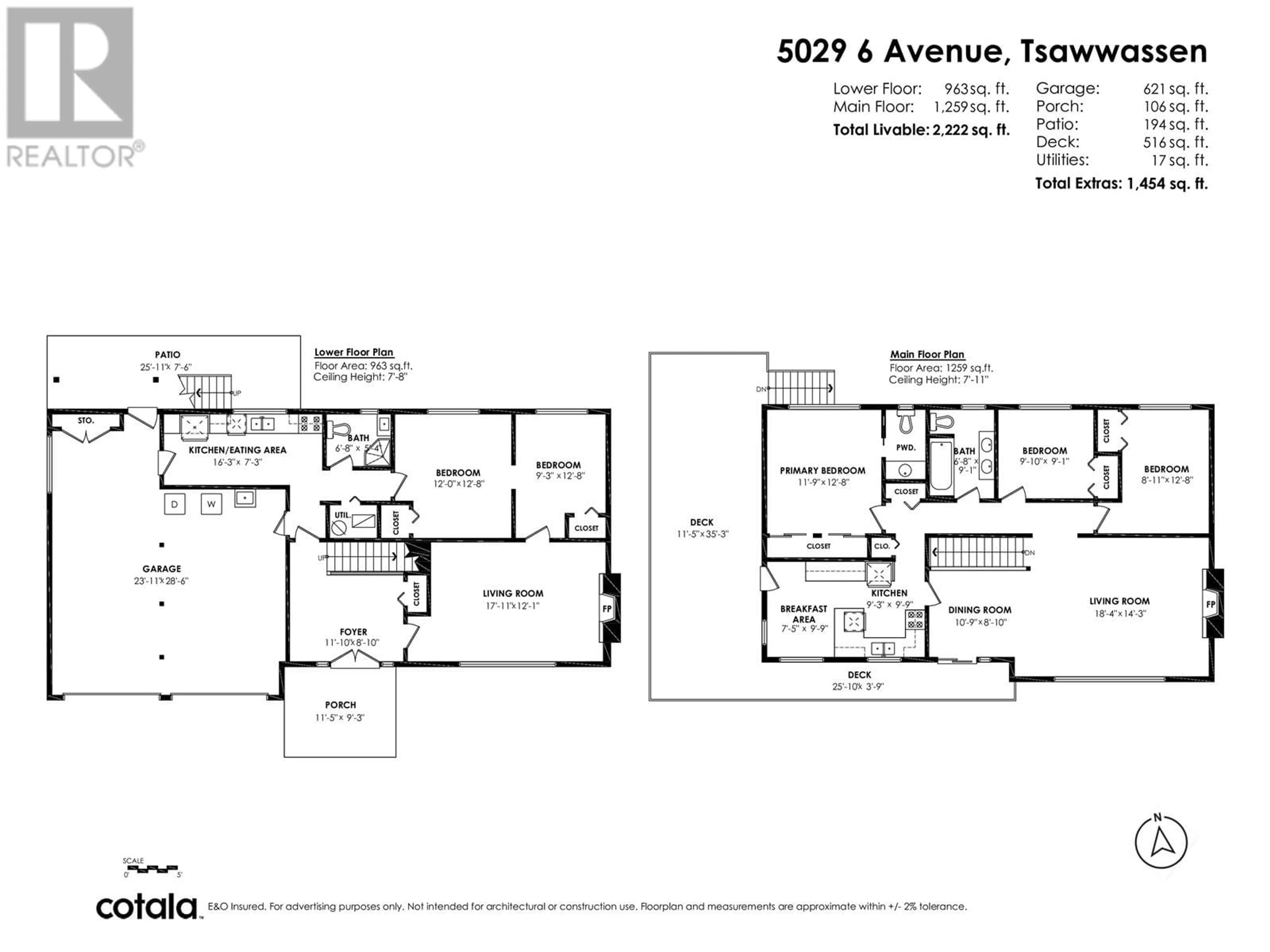 Floor plan for 5029 6 AVENUE, Delta British Columbia V4M1L3