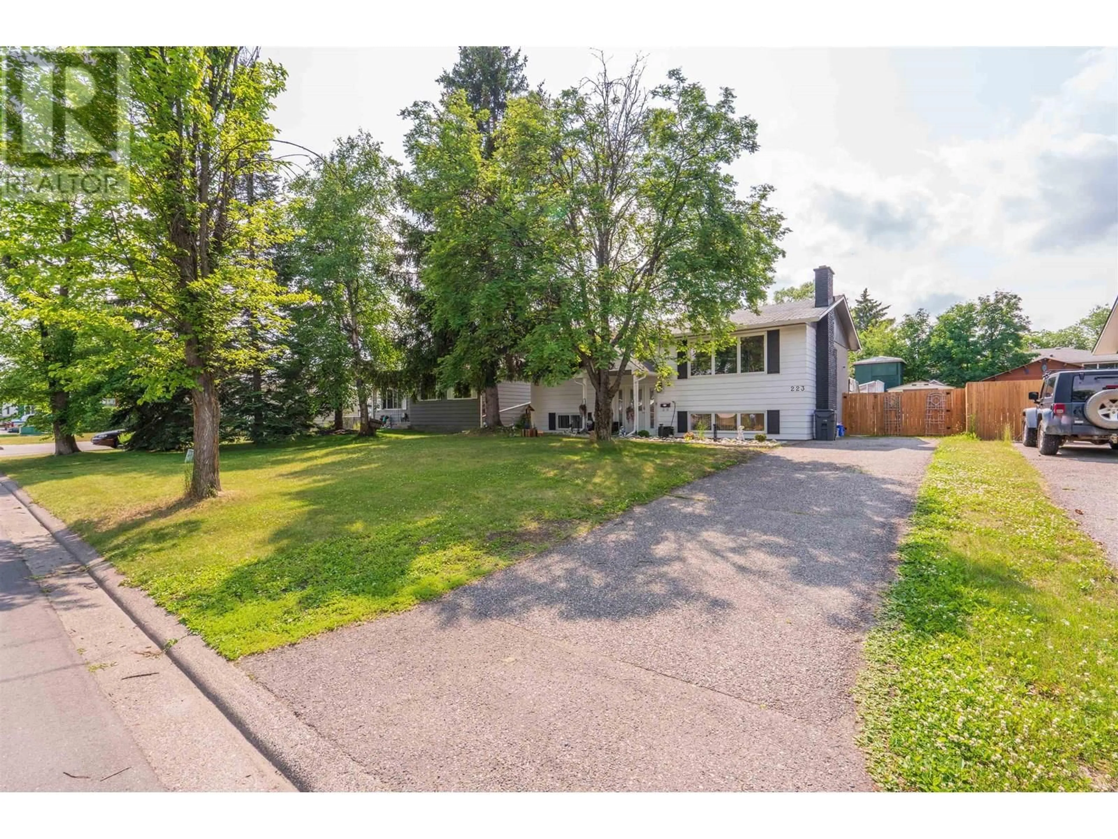 A pic from outside/outdoor area/front of a property/back of a property/a pic from drone, street for 223 TRADER CRESCENT, Prince George British Columbia V2M4M8