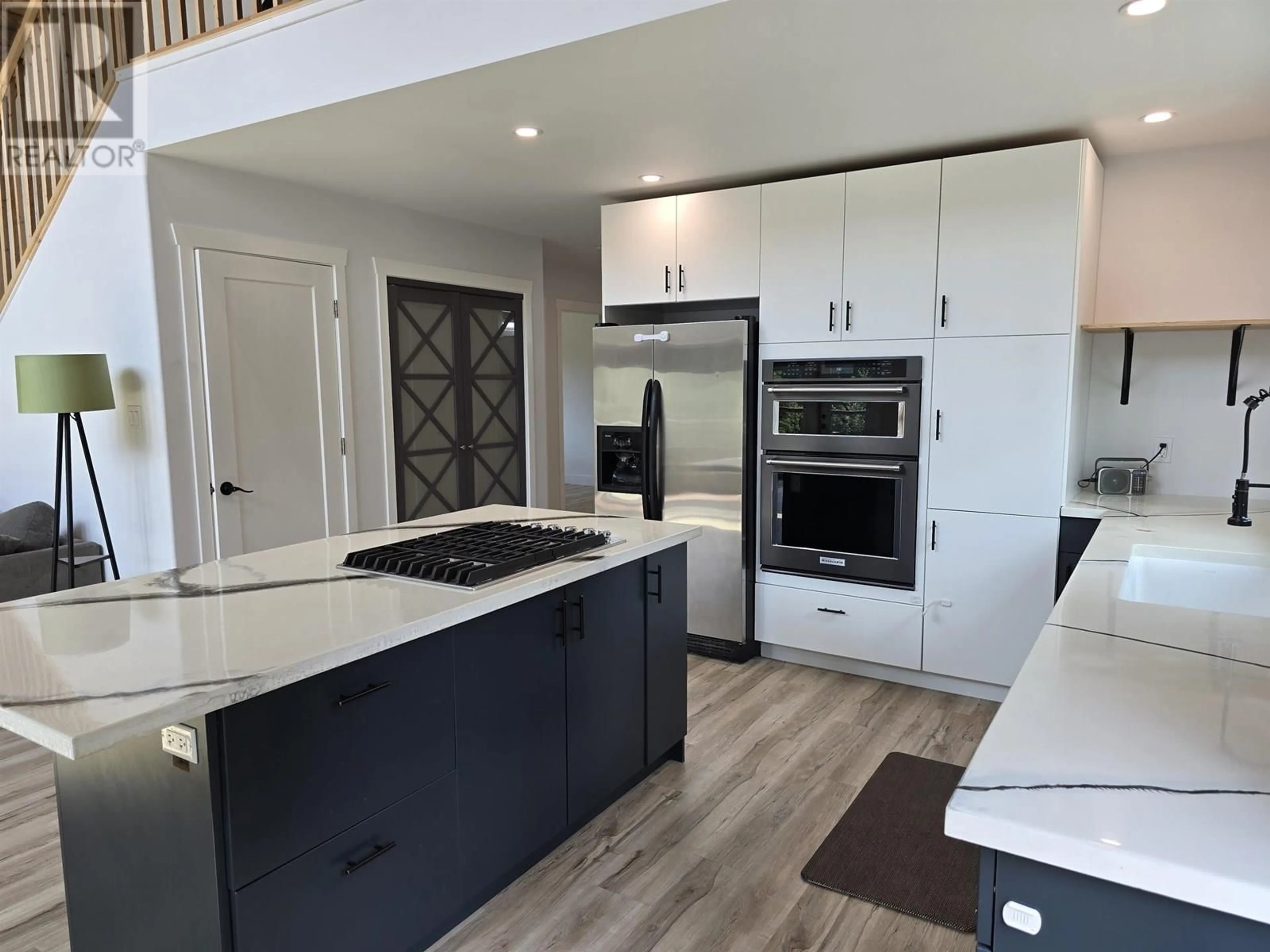 Open concept kitchen, ceramic/tile floor for 3815 BIRCH HILL ROAD, Quesnel British Columbia V2J6T2