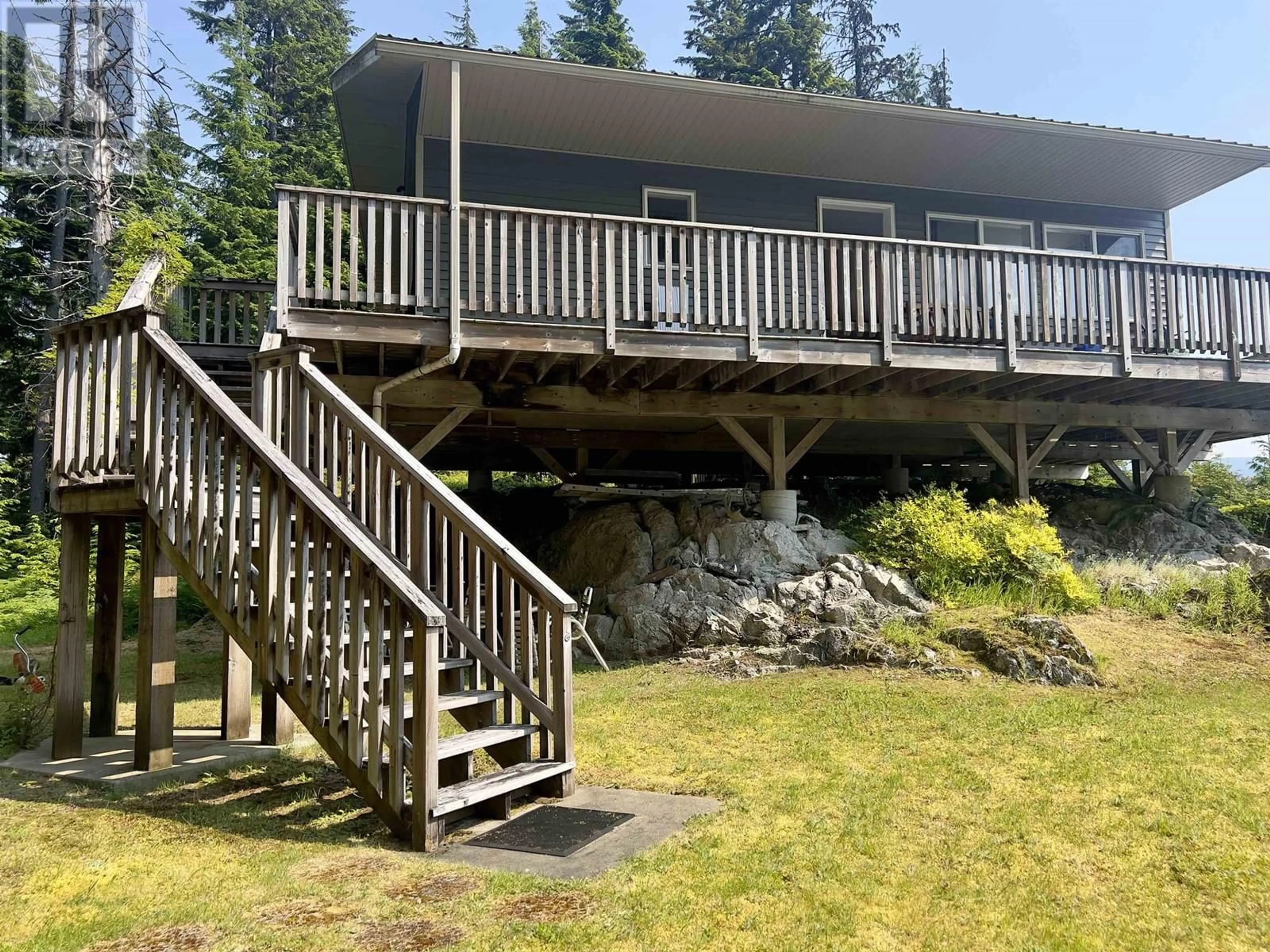 A pic from outside/outdoor area/front of a property/back of a property/a pic from drone, water/lake/river/ocean view for 2650 SQUIRREL POINT, Terrace British Columbia V8G1R1
