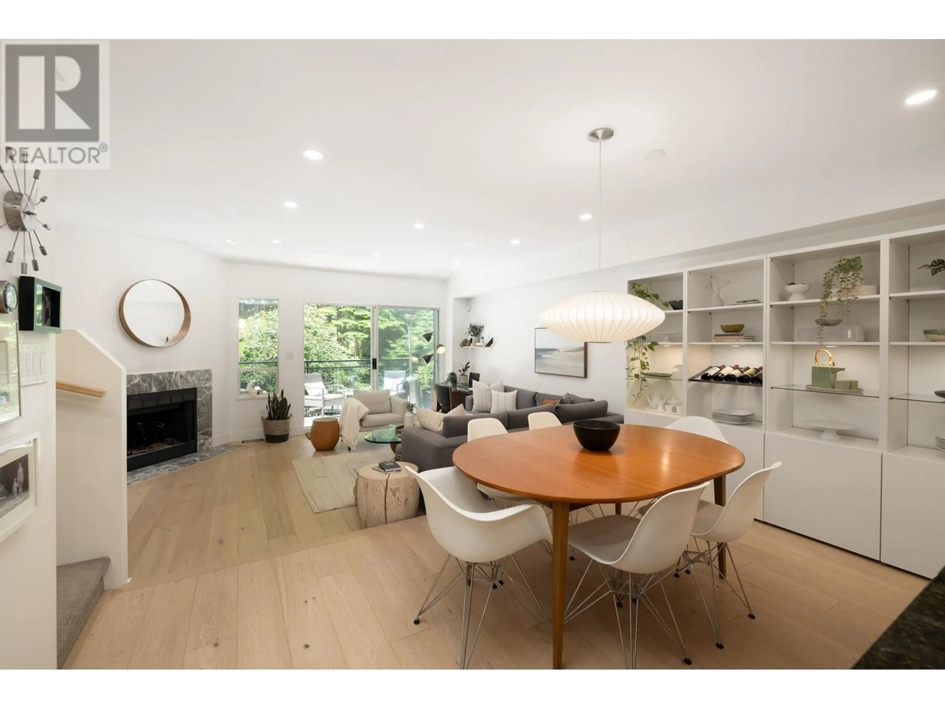 Open concept kitchen, wood/laminate floor for 3946 INDIAN RIVER DRIVE, North Vancouver British Columbia V7G2G9