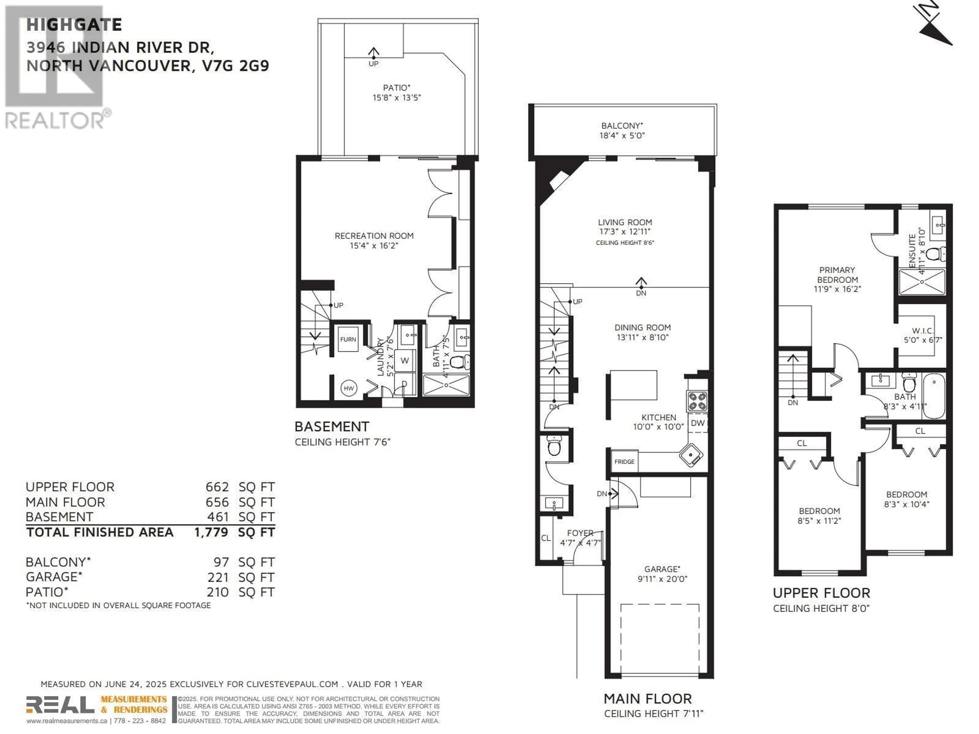 Floor plan for 3946 INDIAN RIVER DRIVE, North Vancouver British Columbia V7G2G9