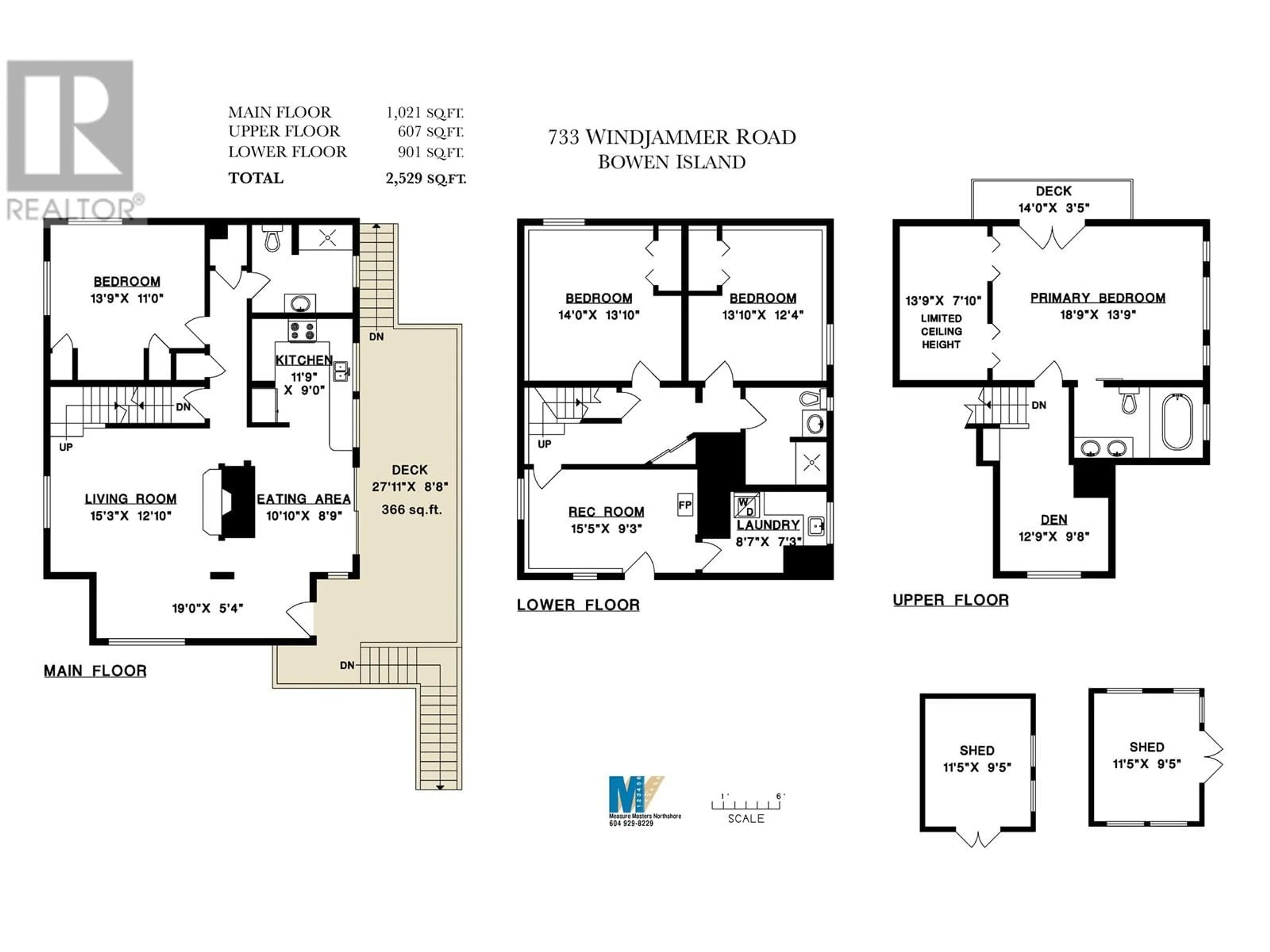 Floor plan for 733 WINDJAMMER ROAD, Bowen Island British Columbia V0N1G2