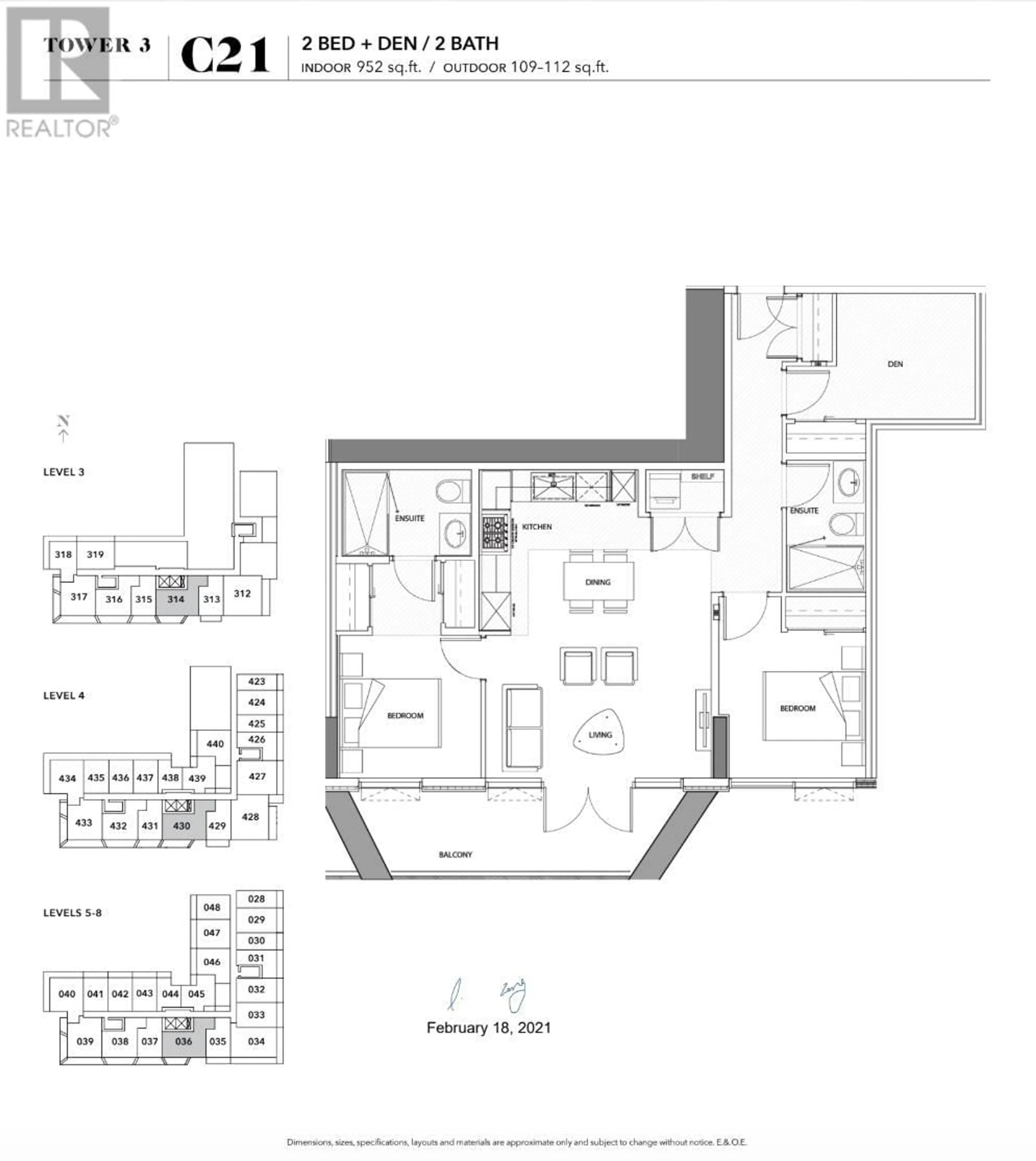 Floor plan for 314 - 8133 COOK ROAD, Richmond British Columbia V6Y0L7