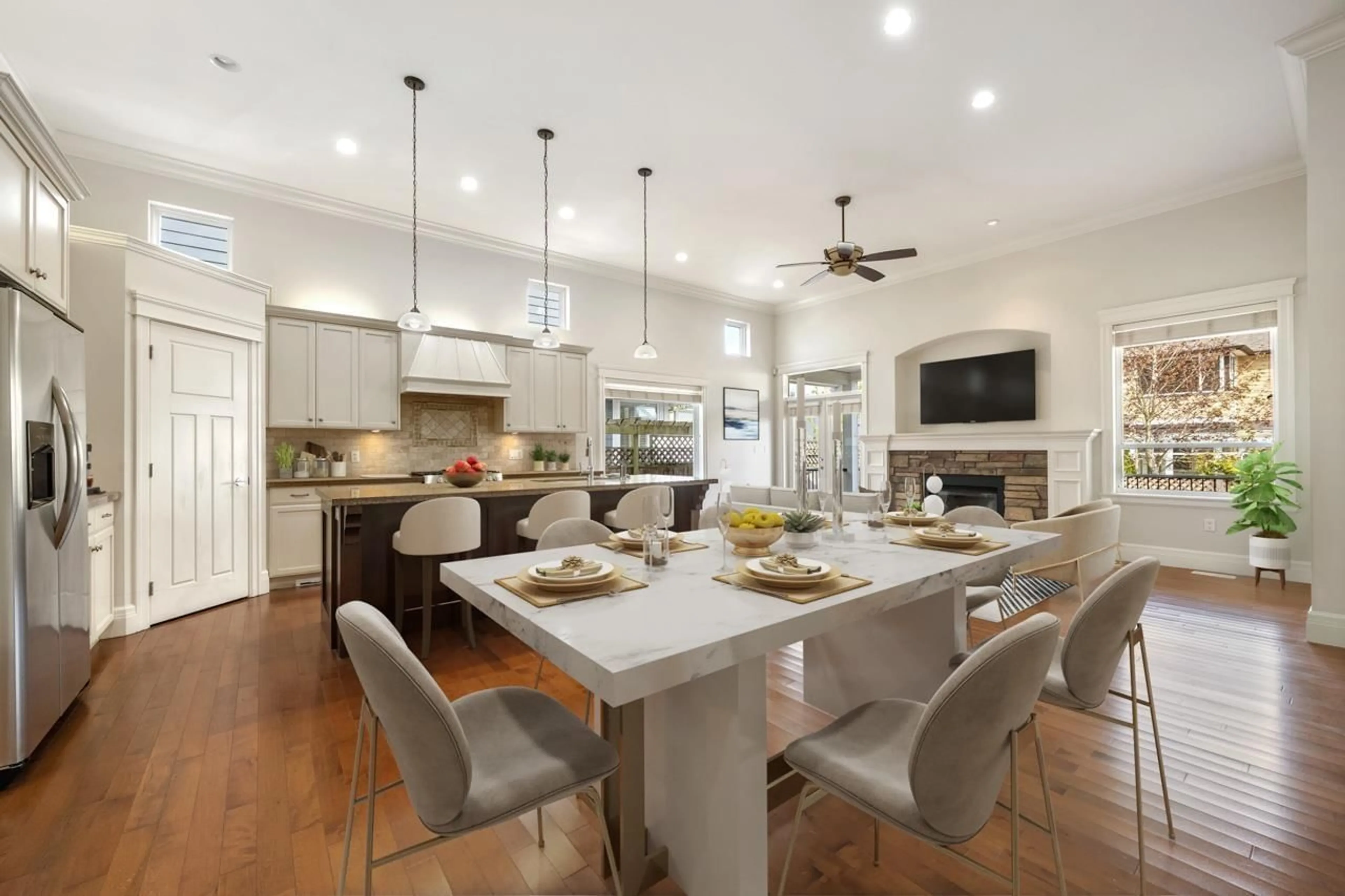 Open concept kitchen, unknown for 1856 140, Surrey British Columbia V4A4H3