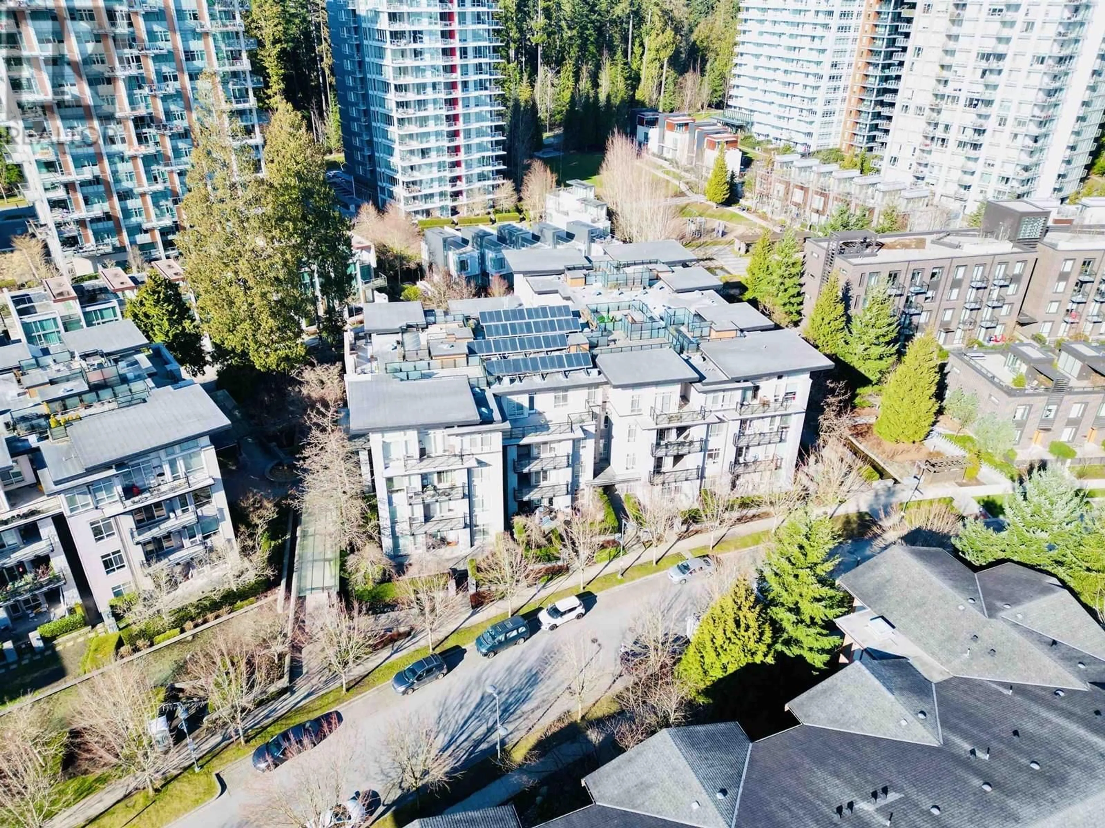 A pic from outside/outdoor area/front of a property/back of a property/a pic from drone, city buildings view from balcony for 305 - 5779 BIRNEY AVENUE, Vancouver British Columbia V6S0A3