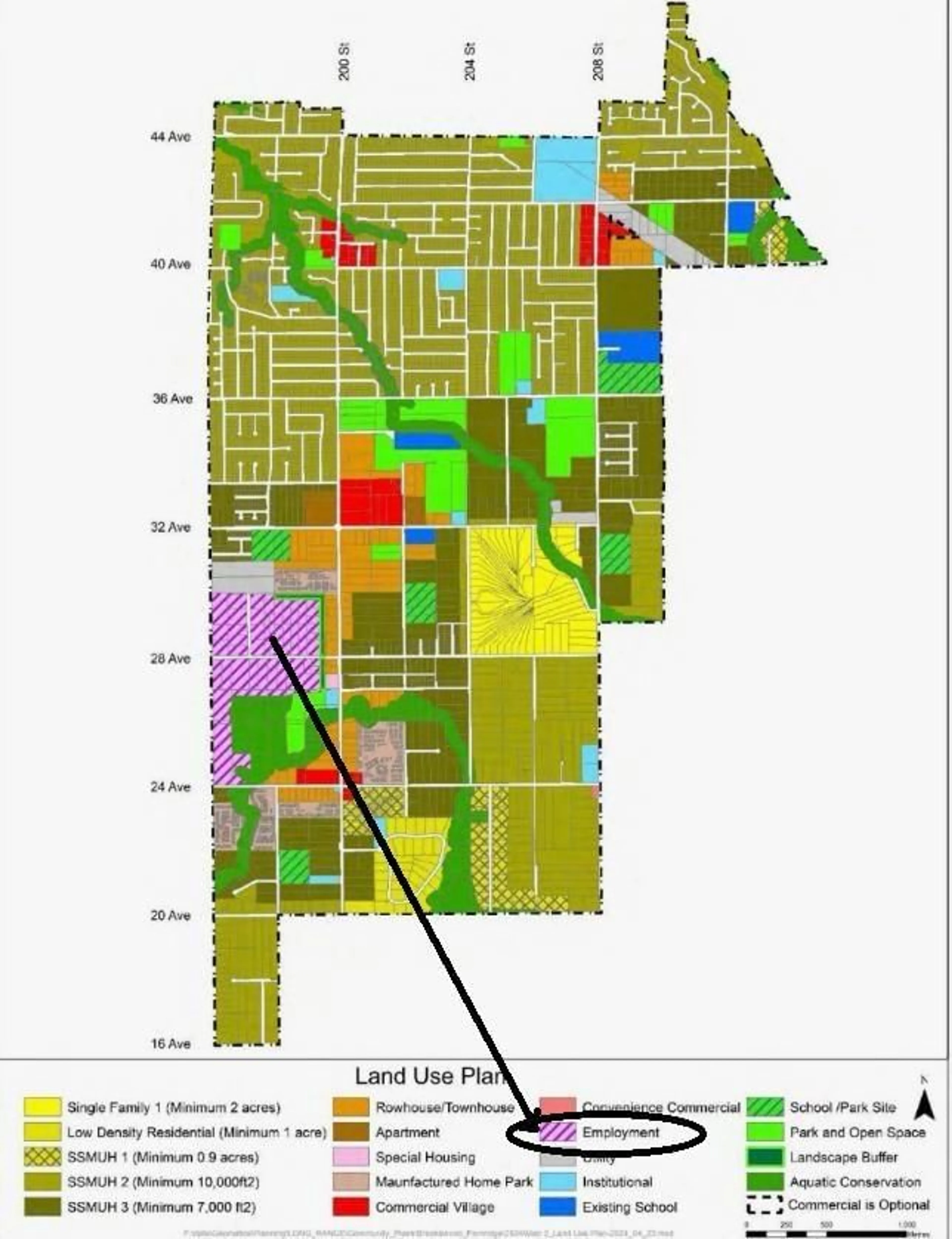 Picture of a map for 19801 28TH, Langley British Columbia V2Z1Y2