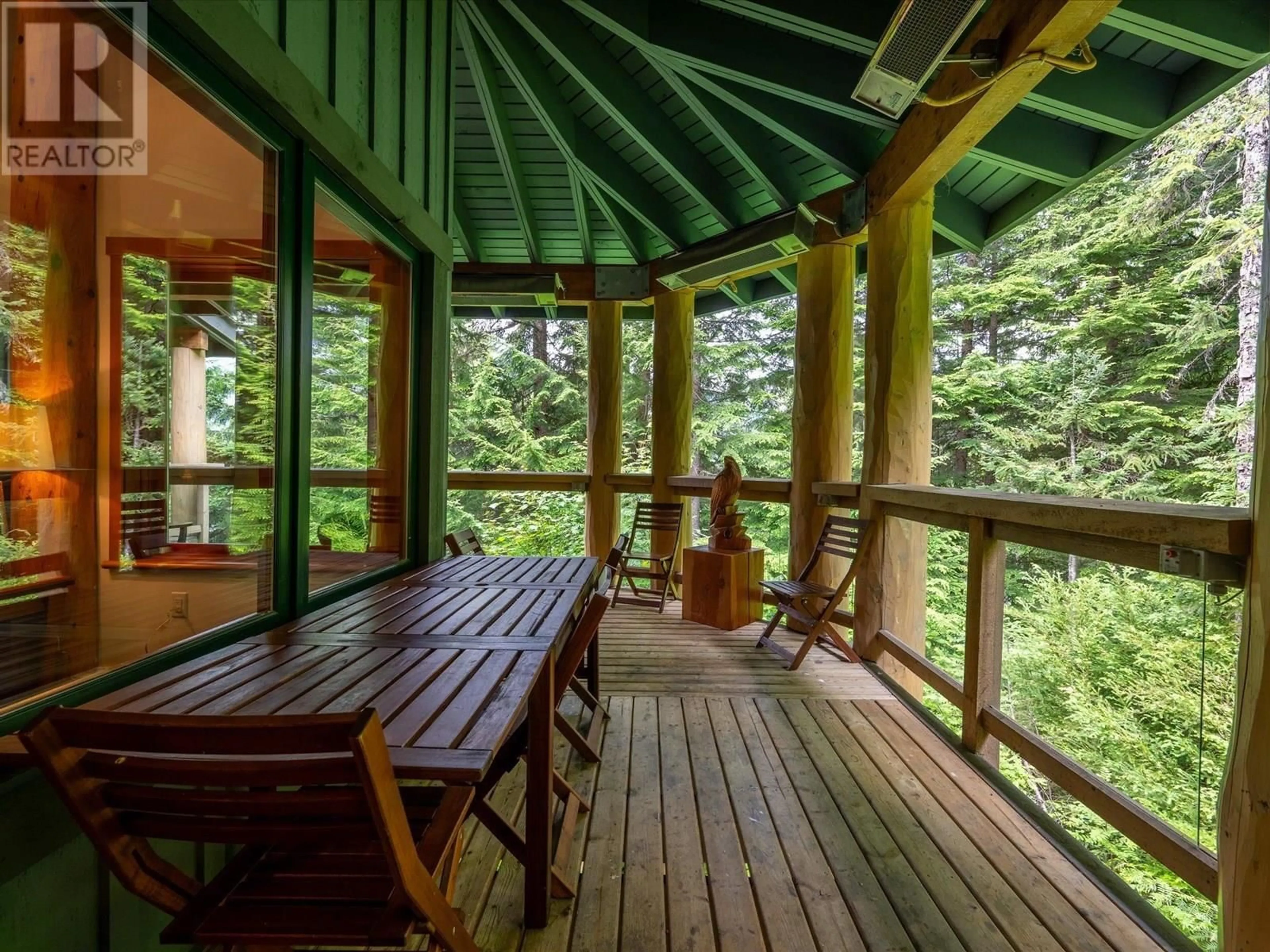 Patio, forest/trees view for 6 - 2240 NORDIC DRIVE, Whistler British Columbia V8E0P3