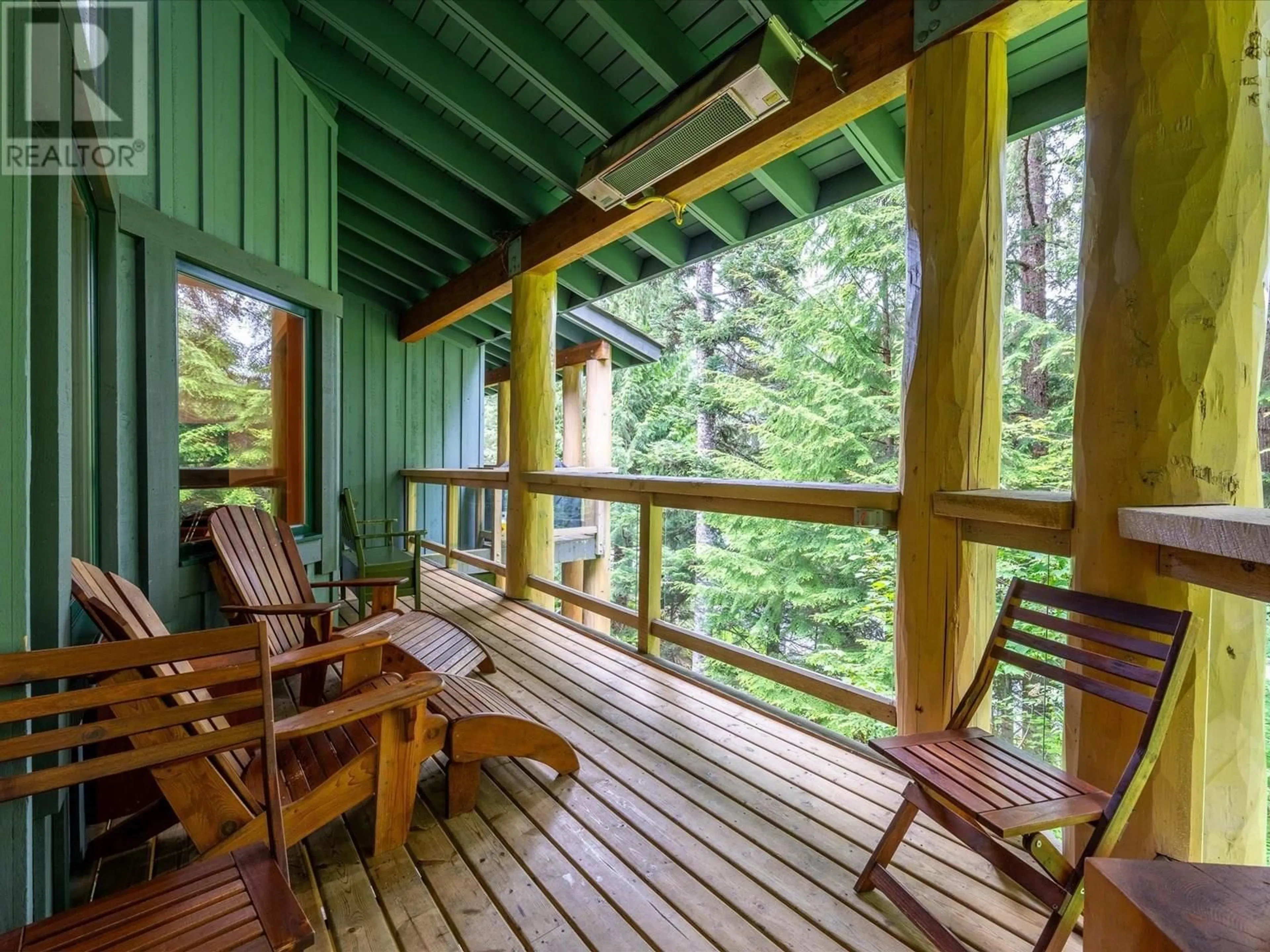 Patio, forest/trees view for 6 - 2240 NORDIC DRIVE, Whistler British Columbia V8E0P3